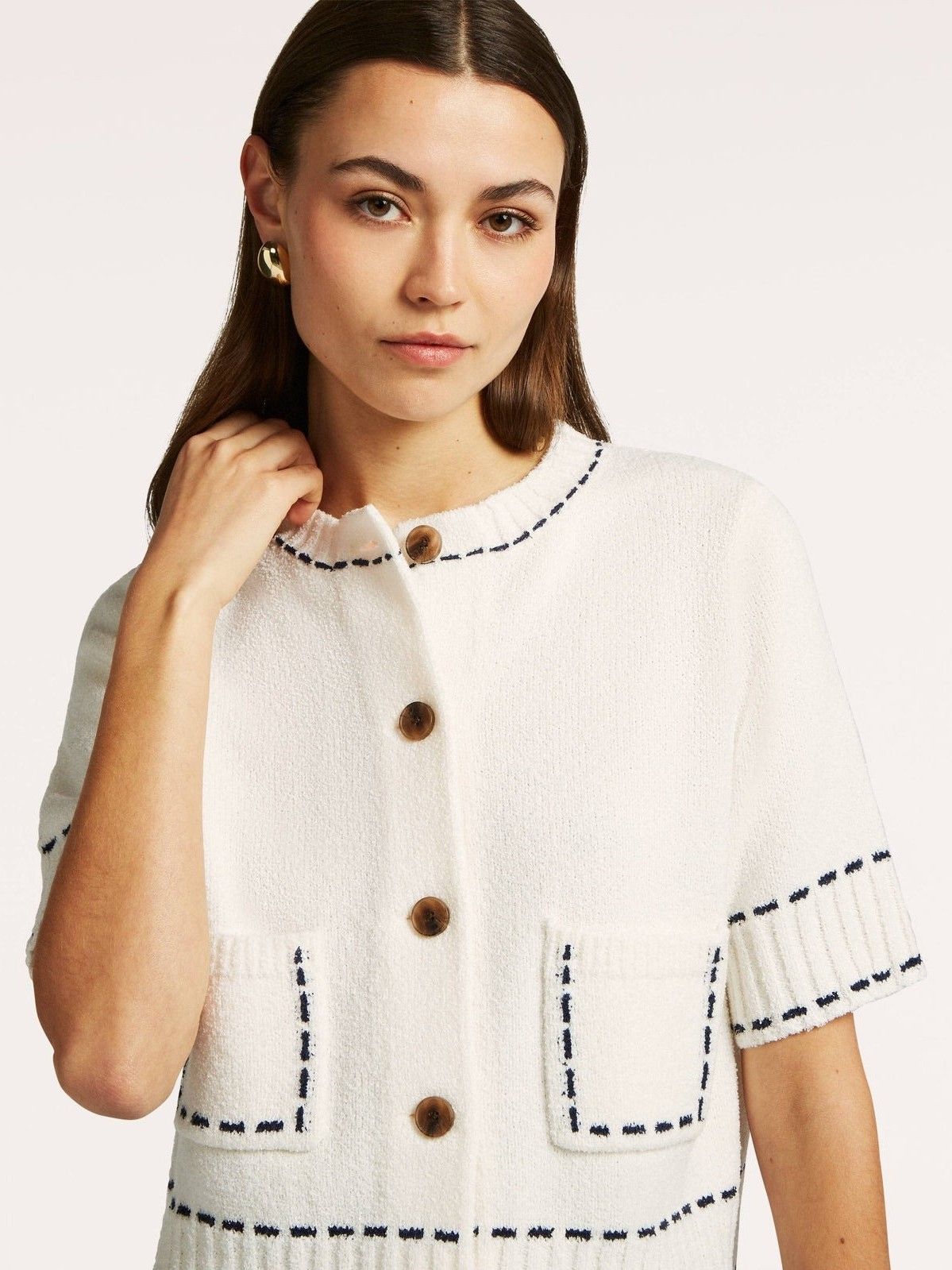 BEAUMONT - VEST - Blauw