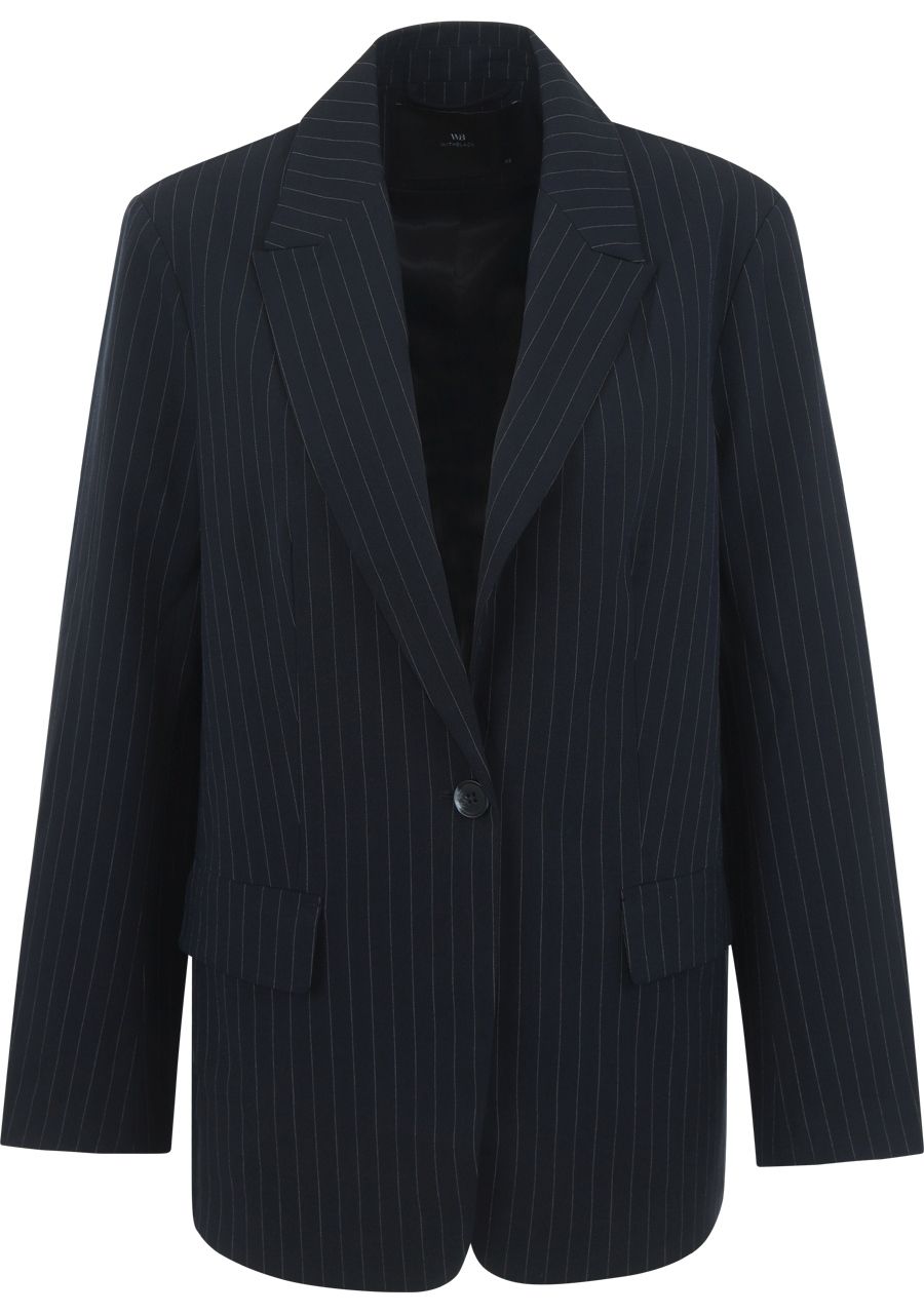 WITH BLACK BLAZER