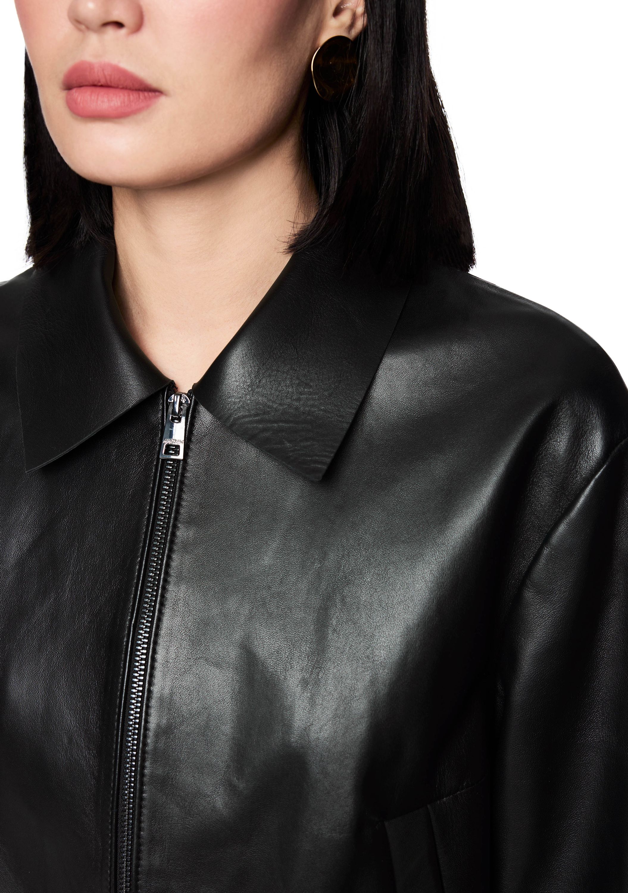 MARC CAIN LEER/SUEDE JACK