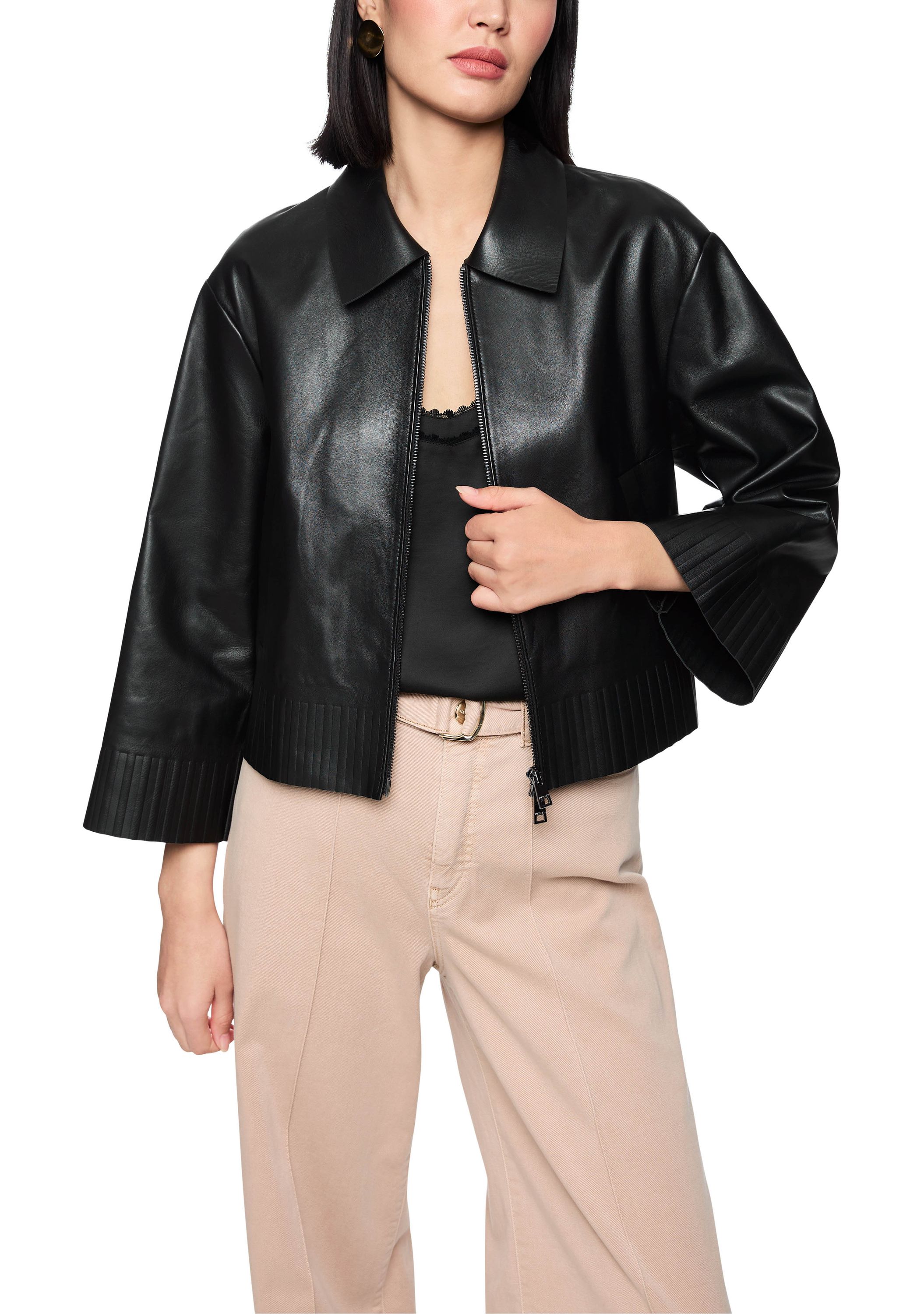 MARC CAIN LEER/SUEDE JACK