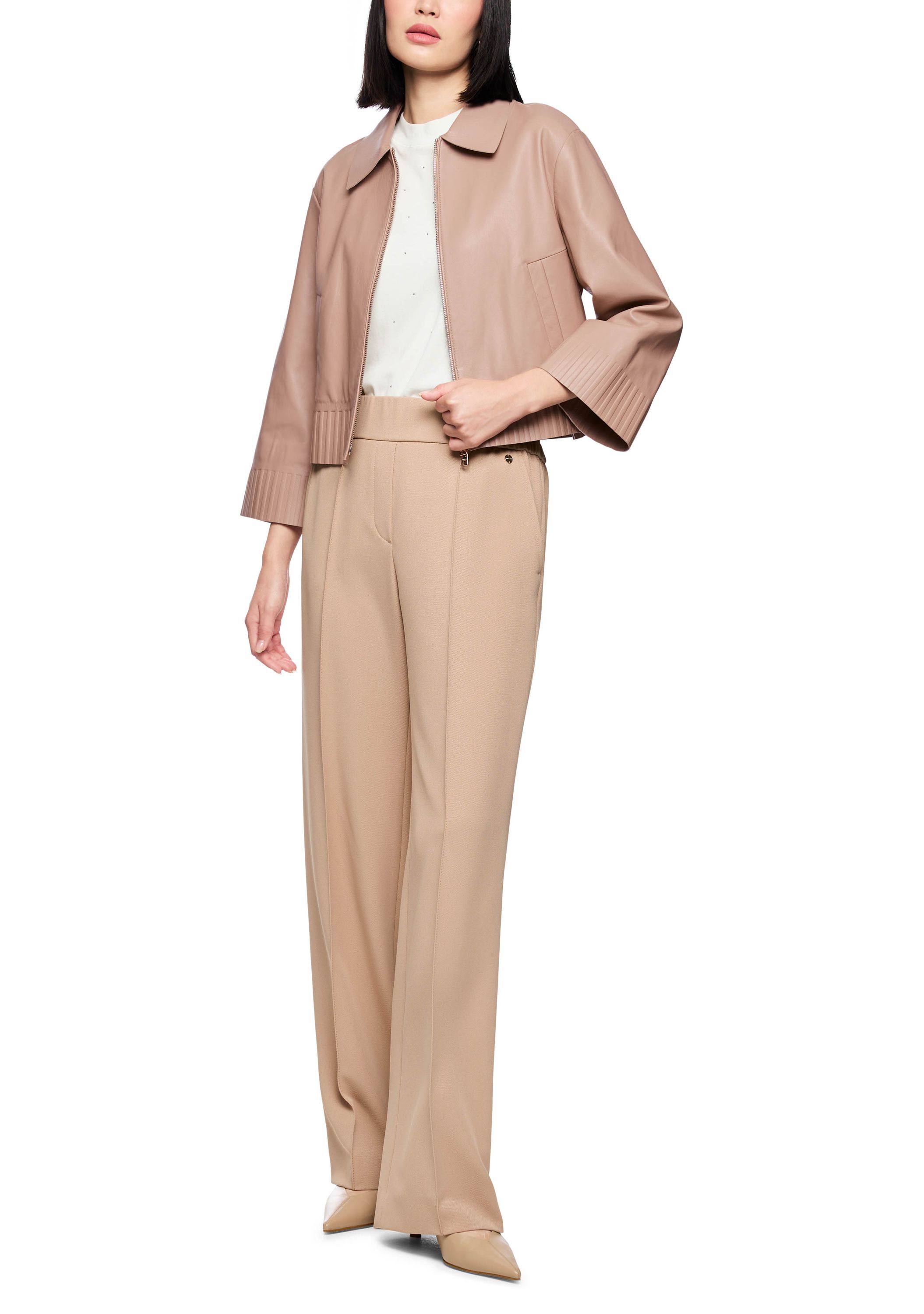 MARC CAIN LEER/SUEDE JACK