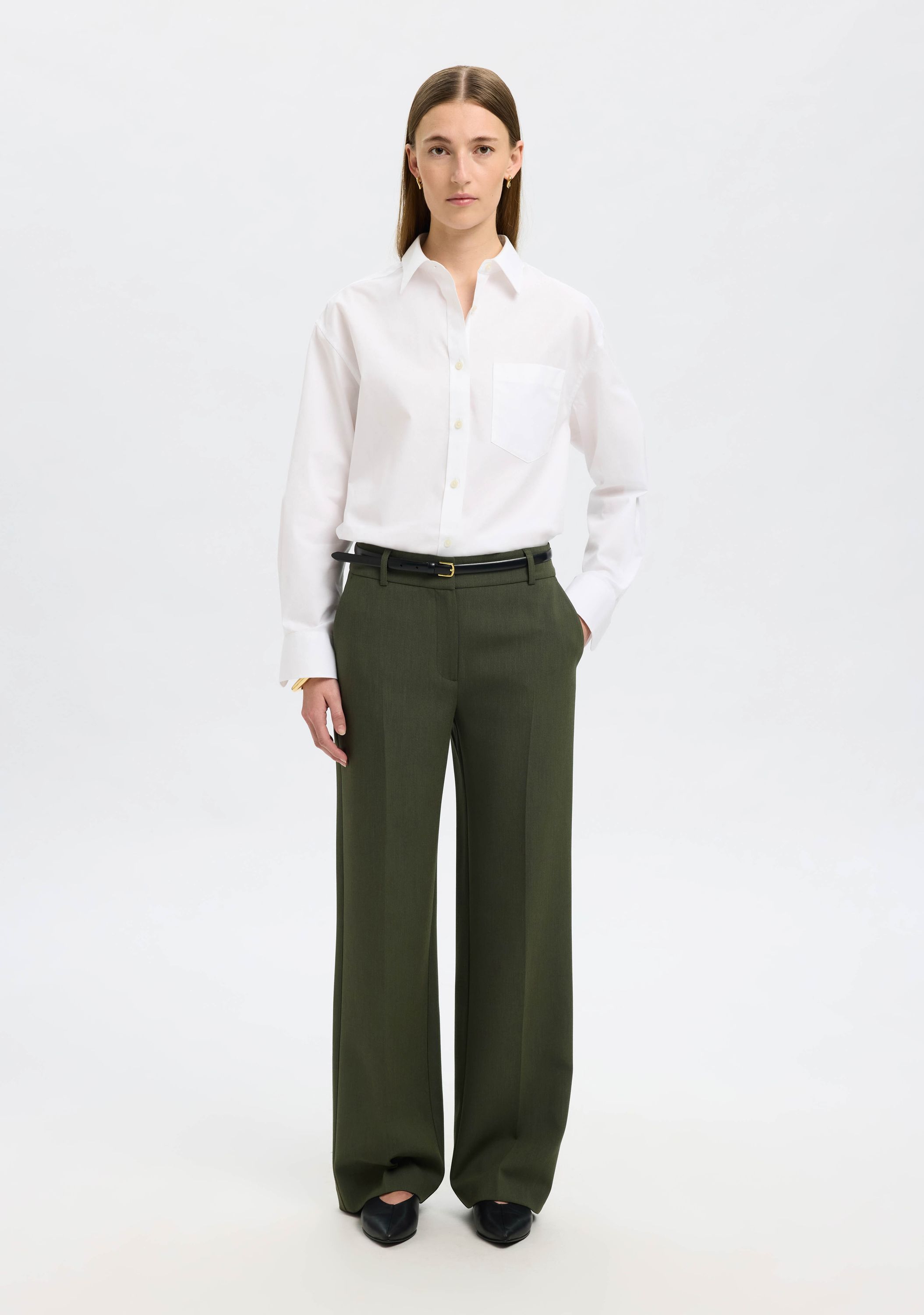 SELECTED FEMME WIJDE PANTALON