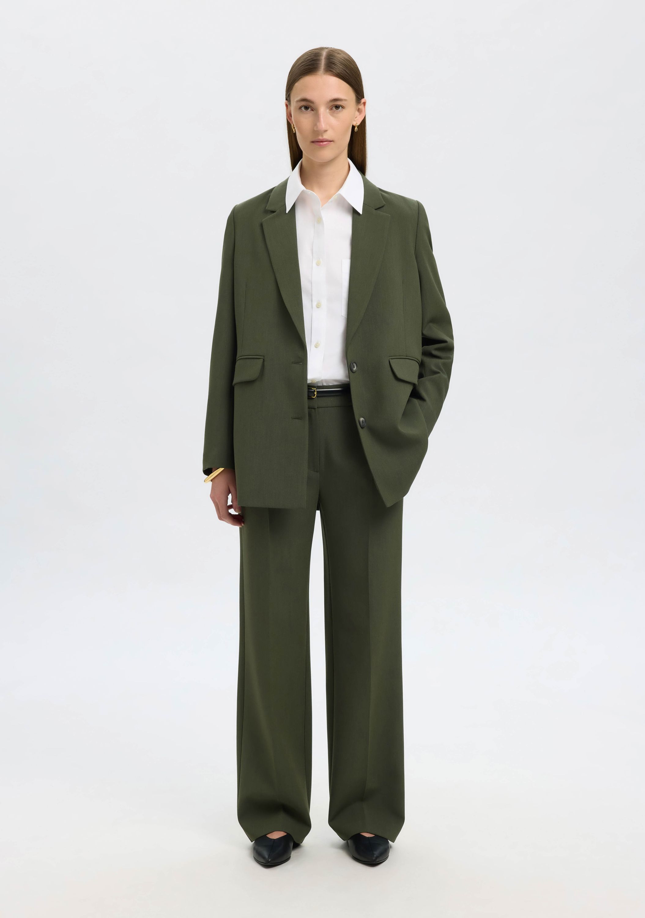 SELECTED FEMME WIJDE PANTALON