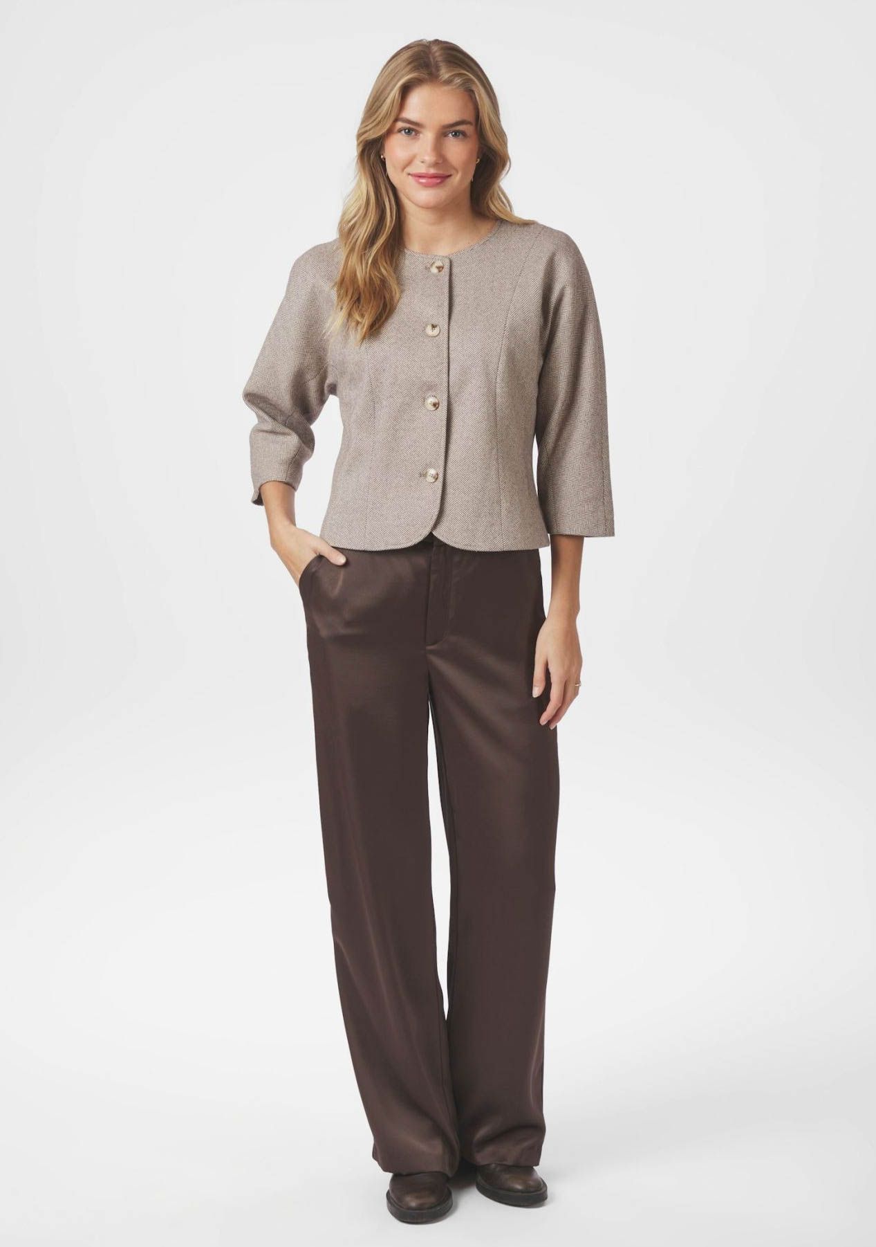 NEO NOIR WIJDE PANTALON