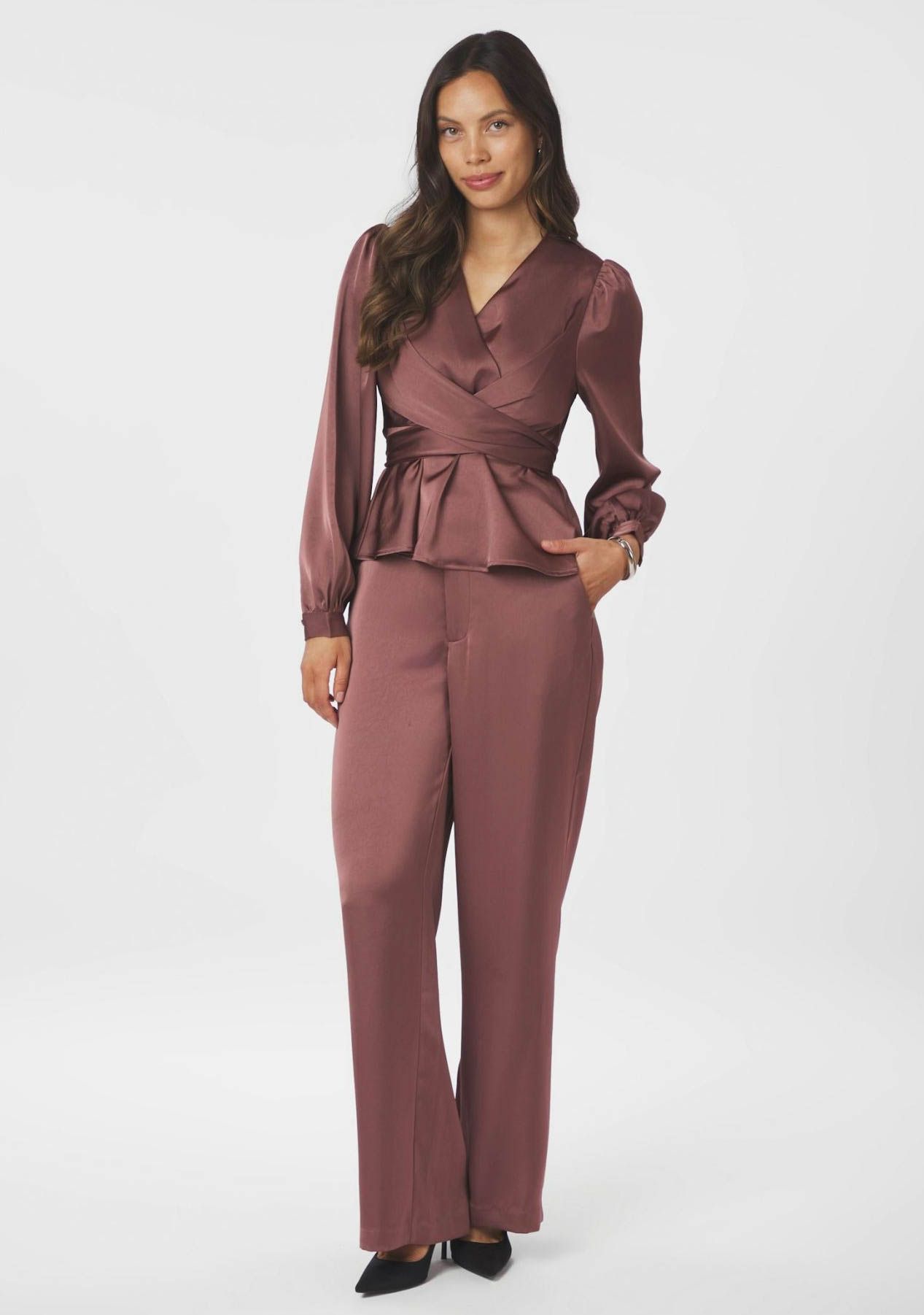 NEO NOIR WIJDE PANTALON
