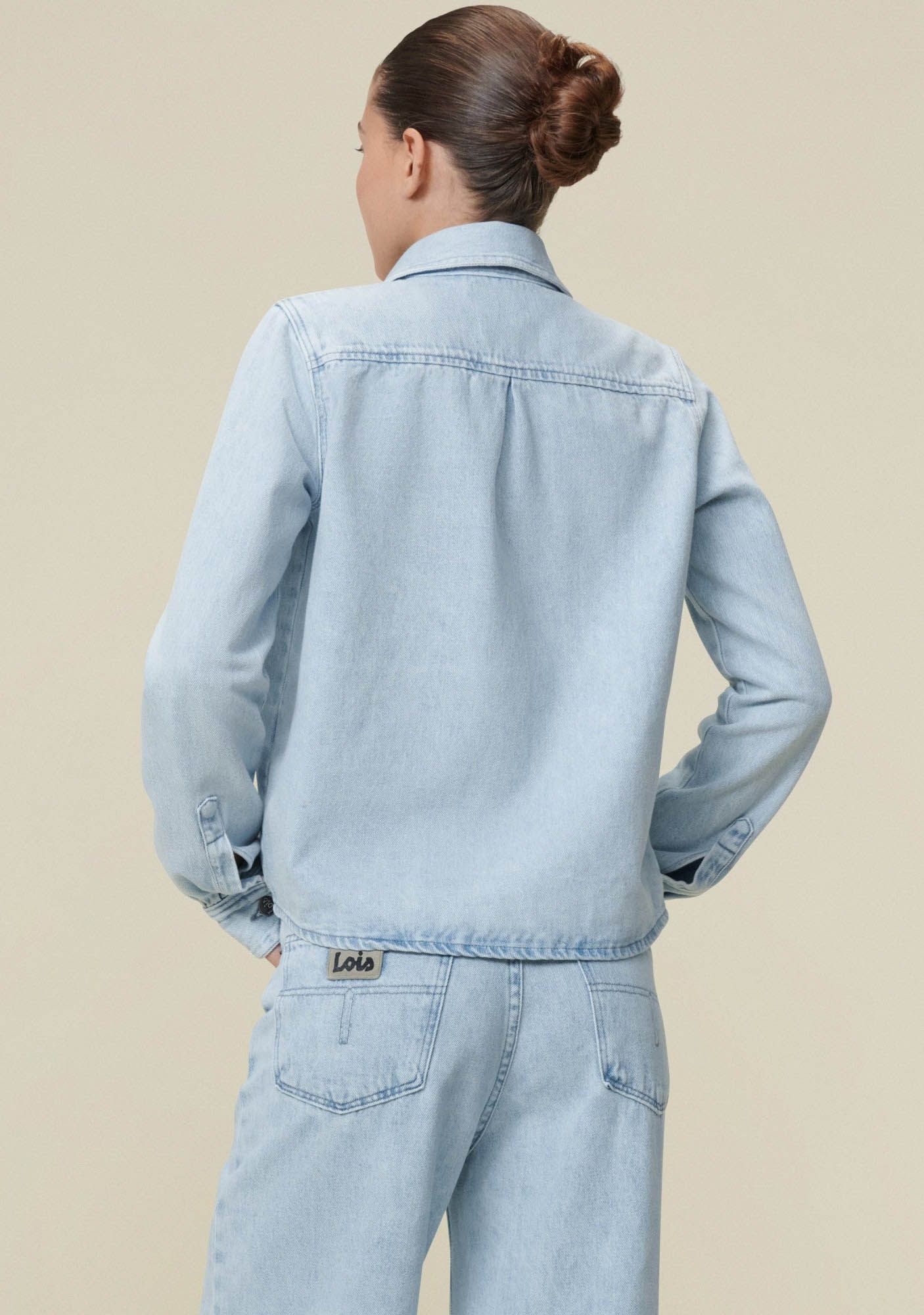 LOIS - BLOUSE - Blauw