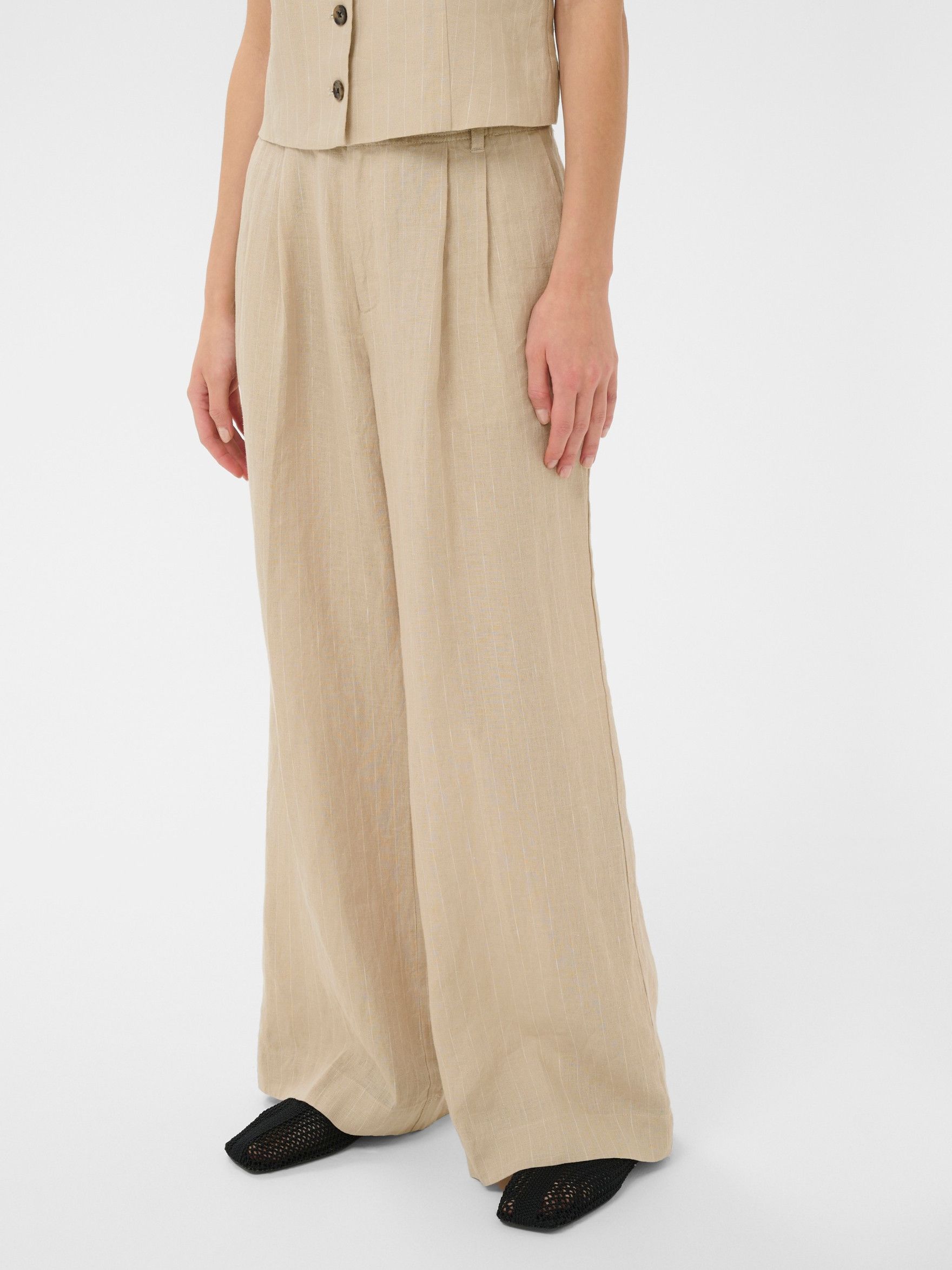 PART TWO - BROEK - Beige