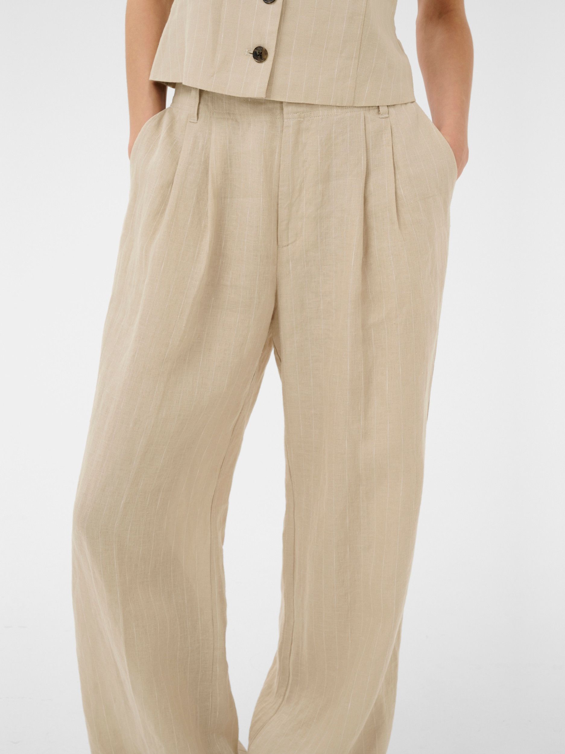 PART TWO - BROEK - Beige