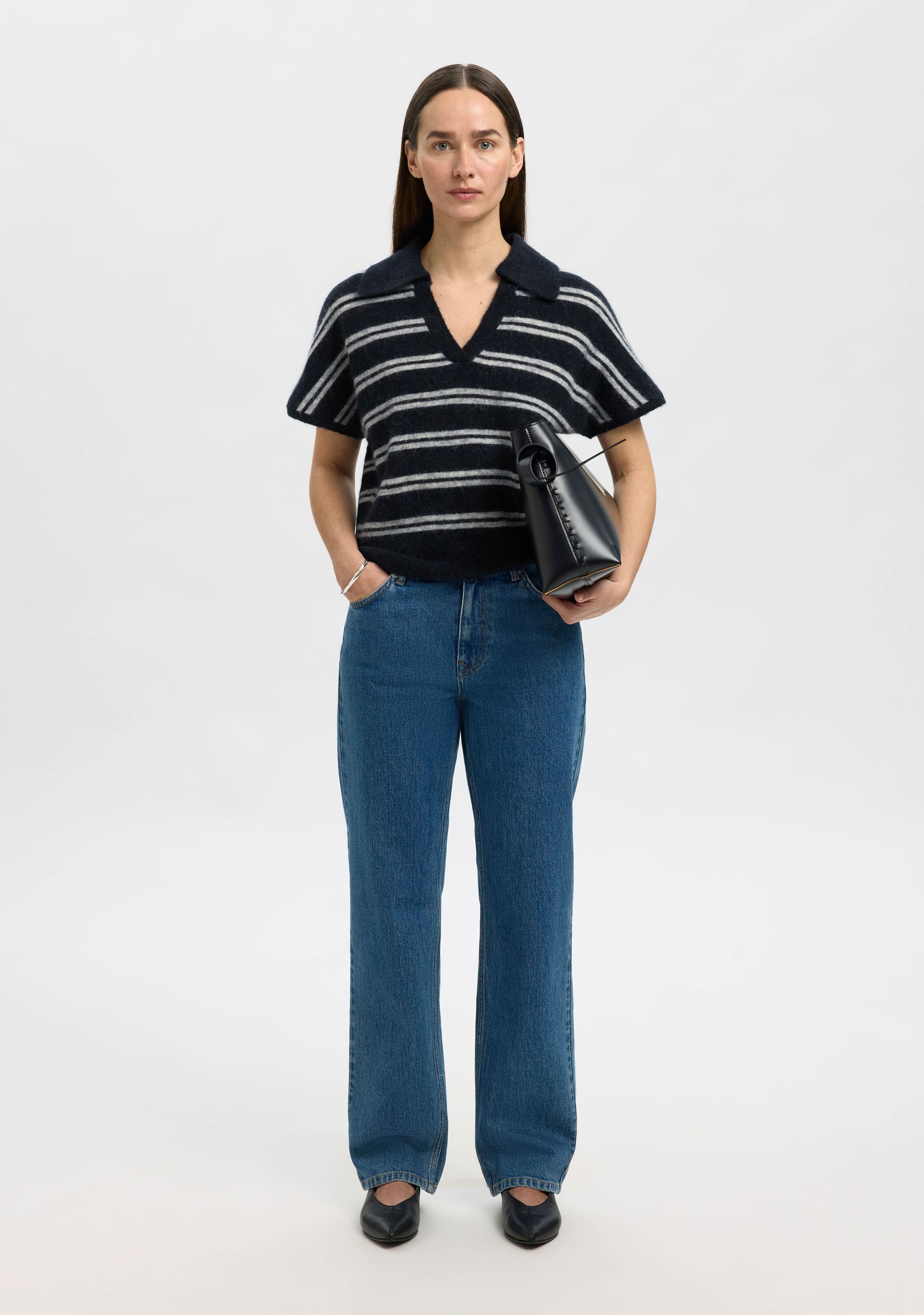 SELECTED FEMME TRUI KORTE MOUW
