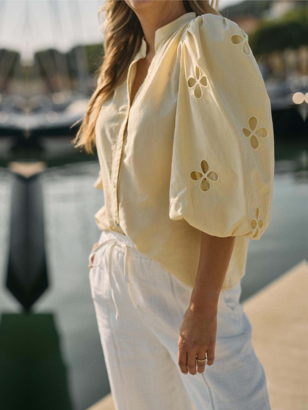 NUKUS - BLOUSE - Geel