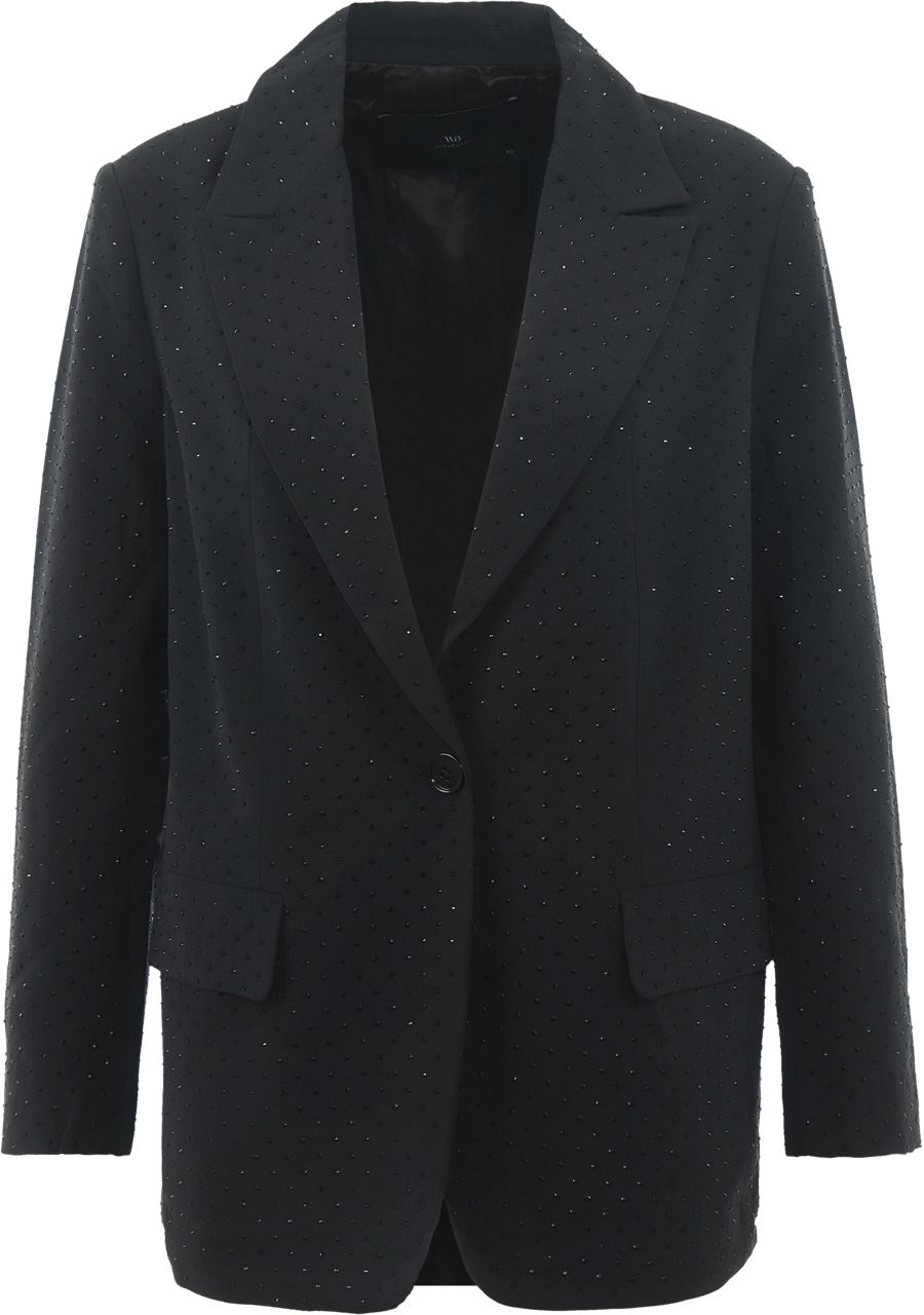 WITH BLACK BLAZER