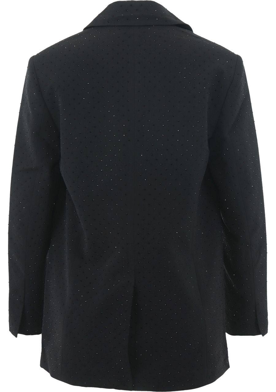 WITH BLACK BLAZER