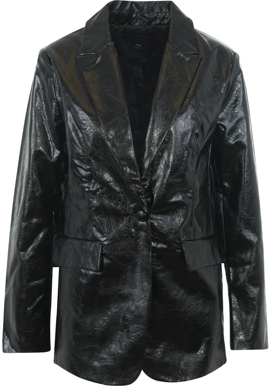 WITH BLACK BLAZER