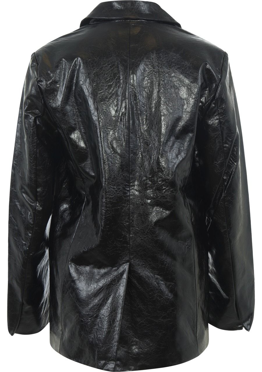 WITH BLACK BLAZER