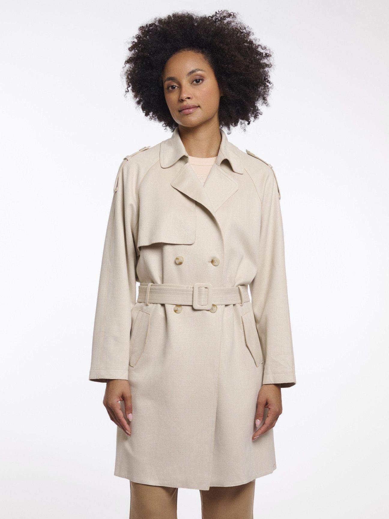 RINO EN PELLE TRENCHCOAT