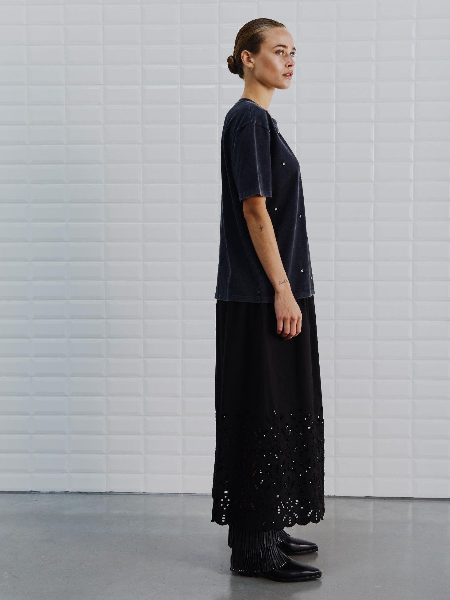 WITH BLACK SHIRT