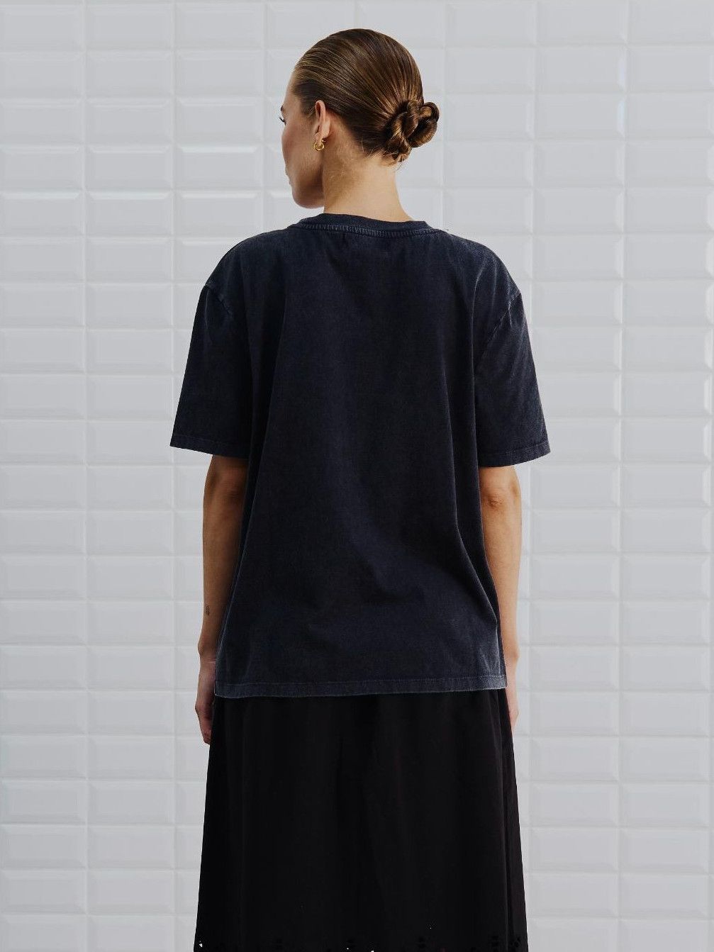 WITH BLACK - SHIRT - Grijs