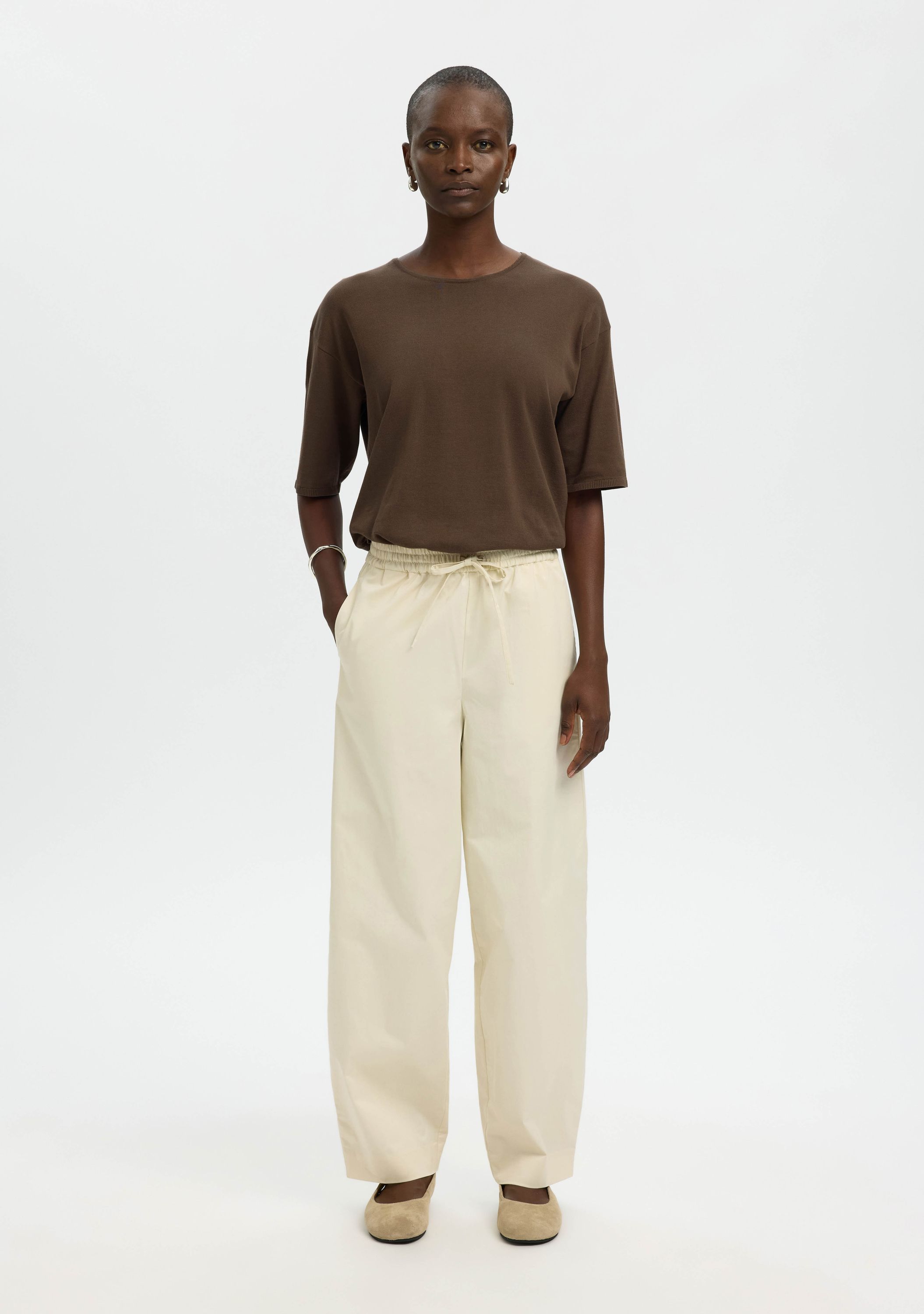 SELECTED FEMME TRUI KORTE MOUW