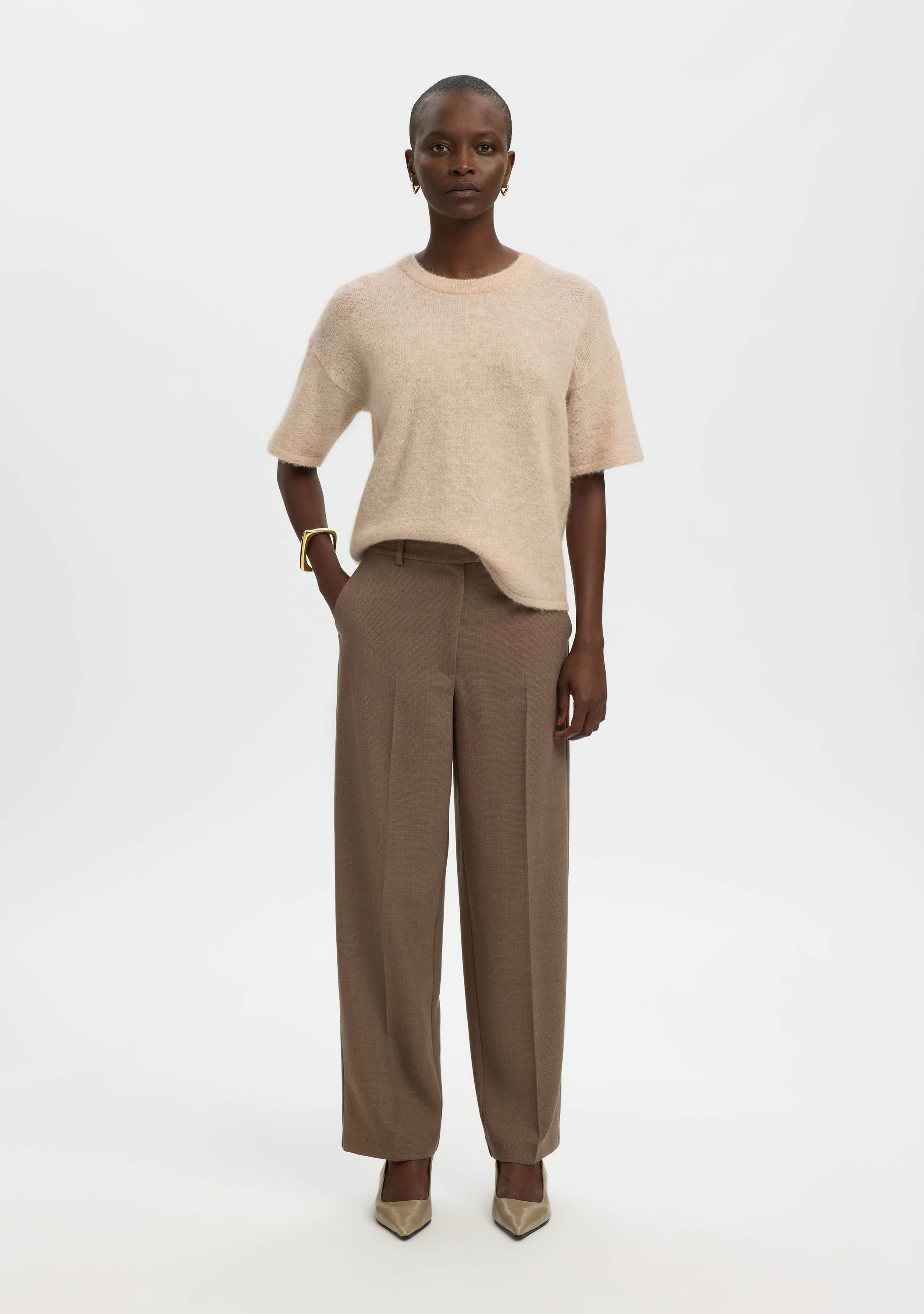 SELECTED FEMME TRUI KORTE MOUW