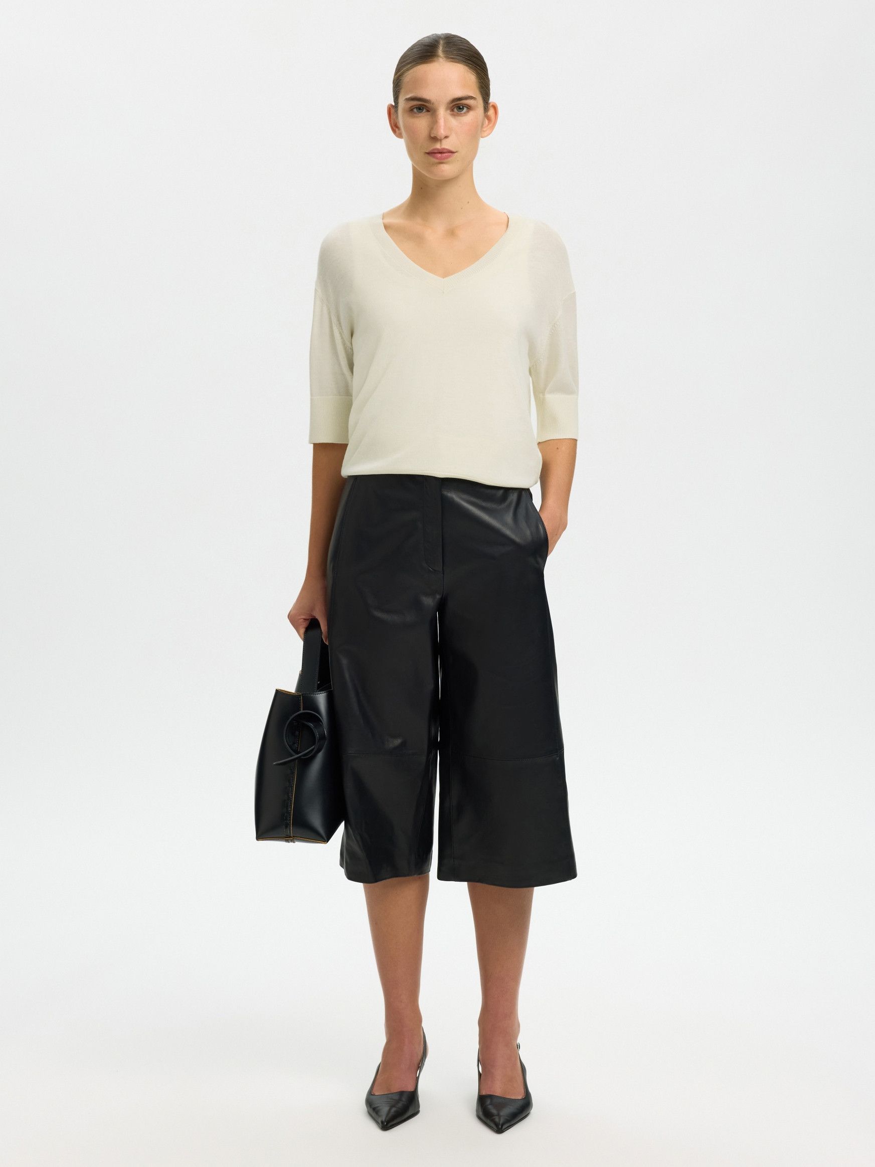 SELECTED FEMME TRUI KORTE MOUW