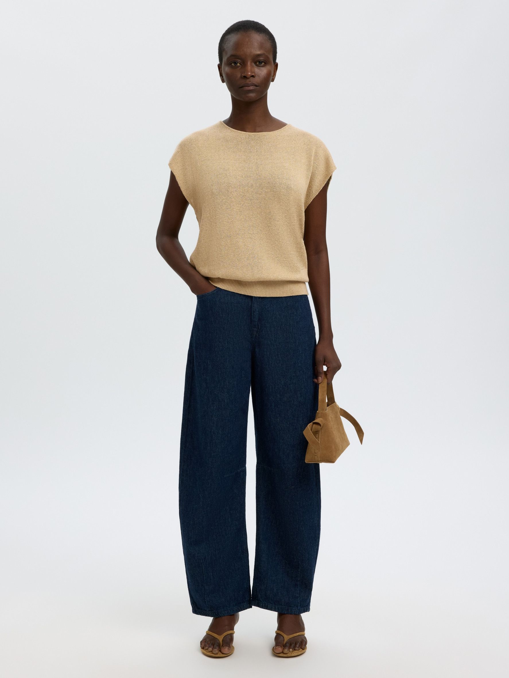 SELECTED FEMME TRUI KORTE MOUW