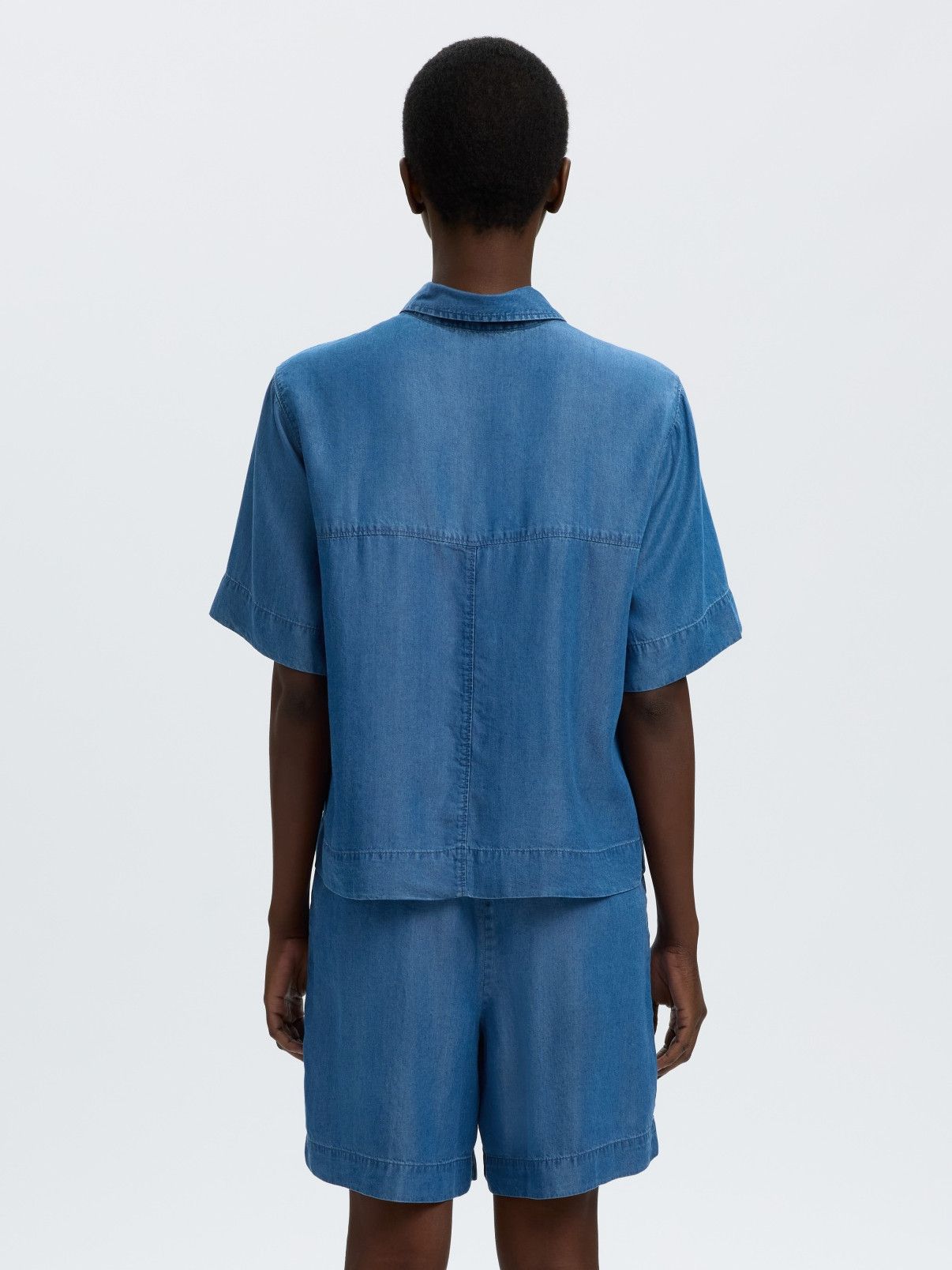 SELECTED FEMME - BLOUSE - Blauw