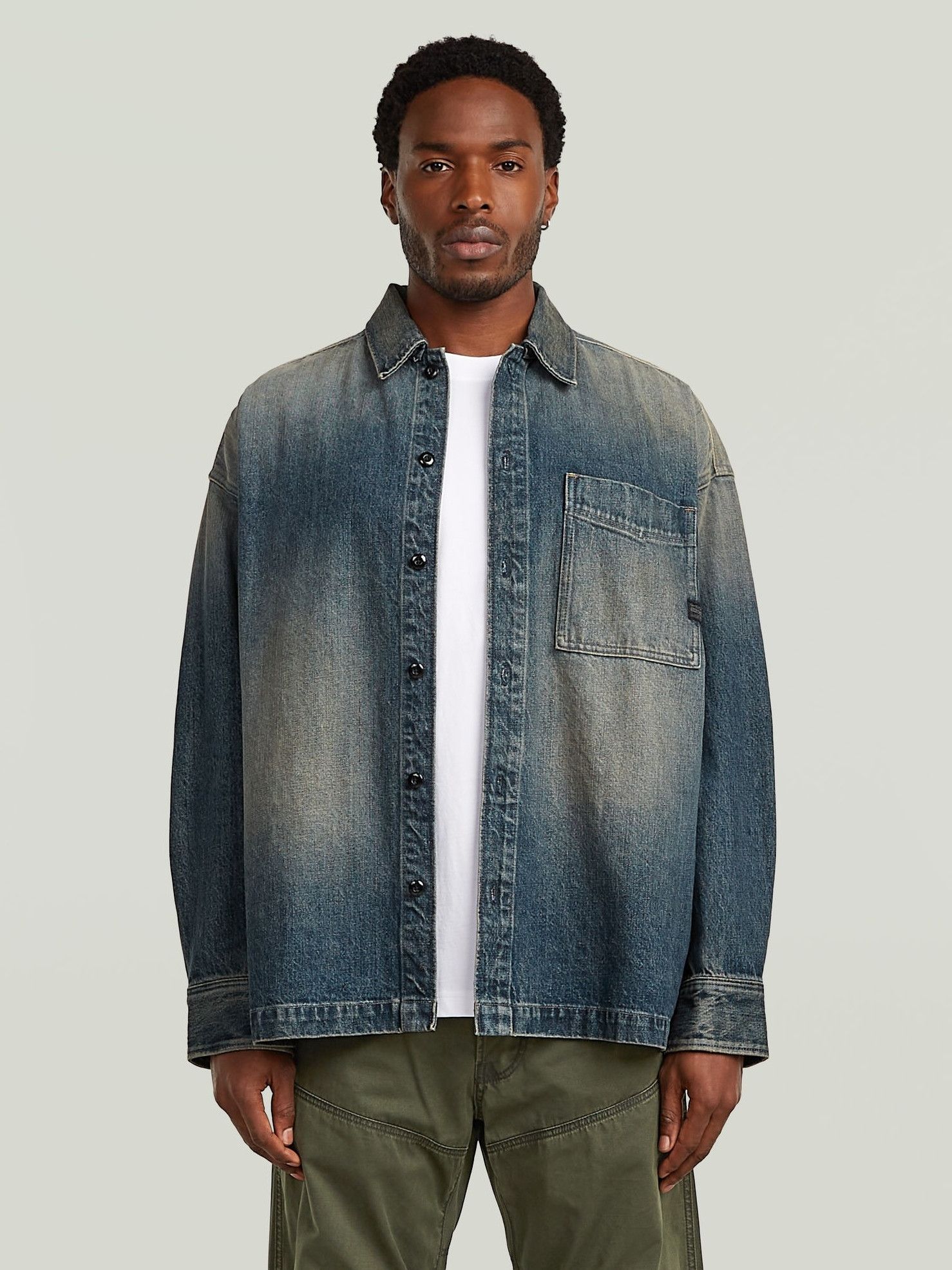 G-STAR - OVERSHIRT - Blauw