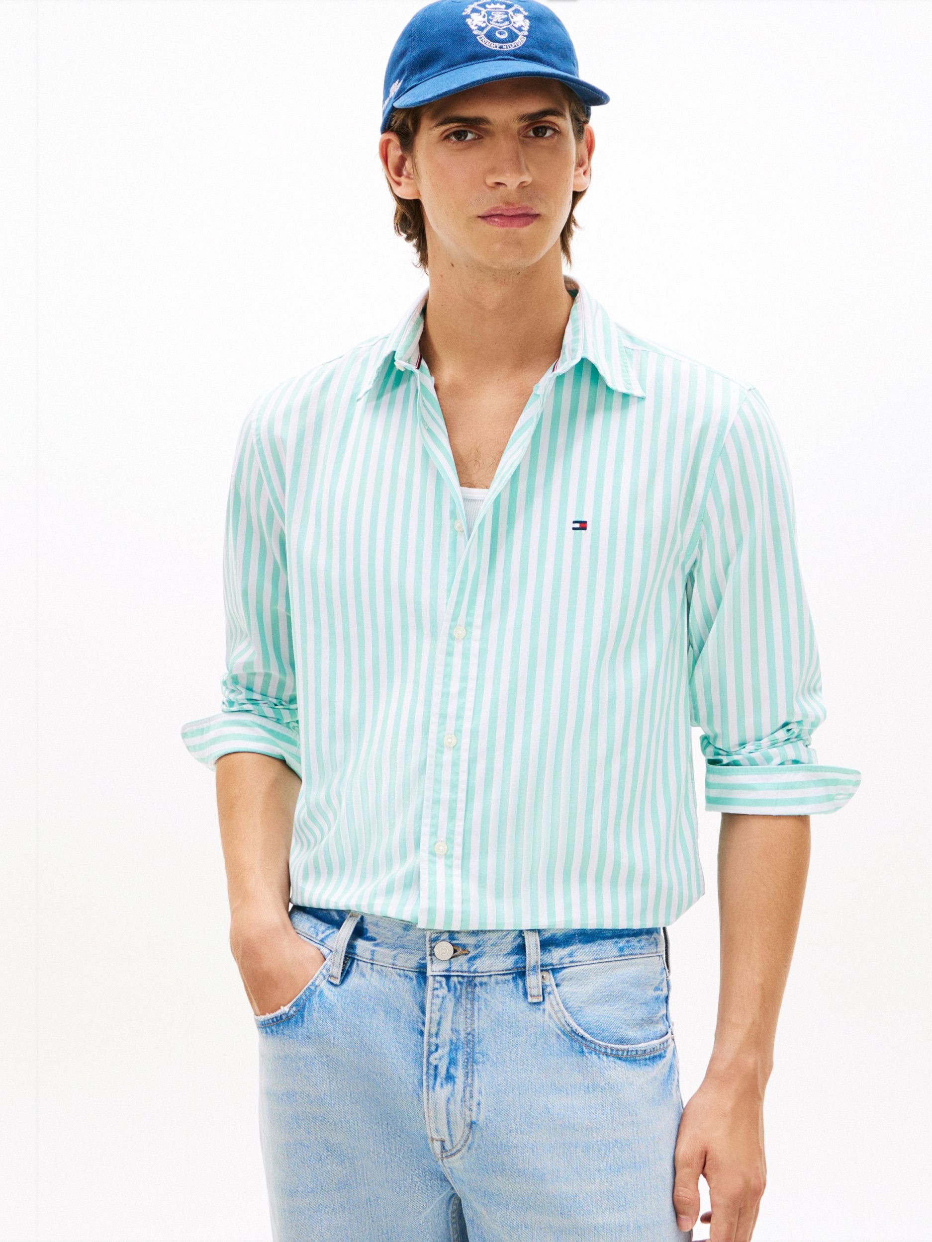 TOMMY HILFIGER - OVERHEMD - Blauw