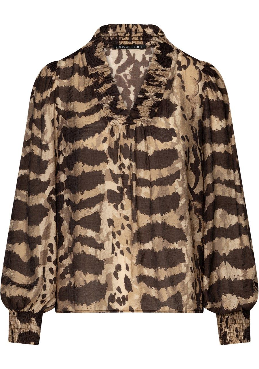 LABEL DOT BLOUSE LABEL DOT BLOUSE