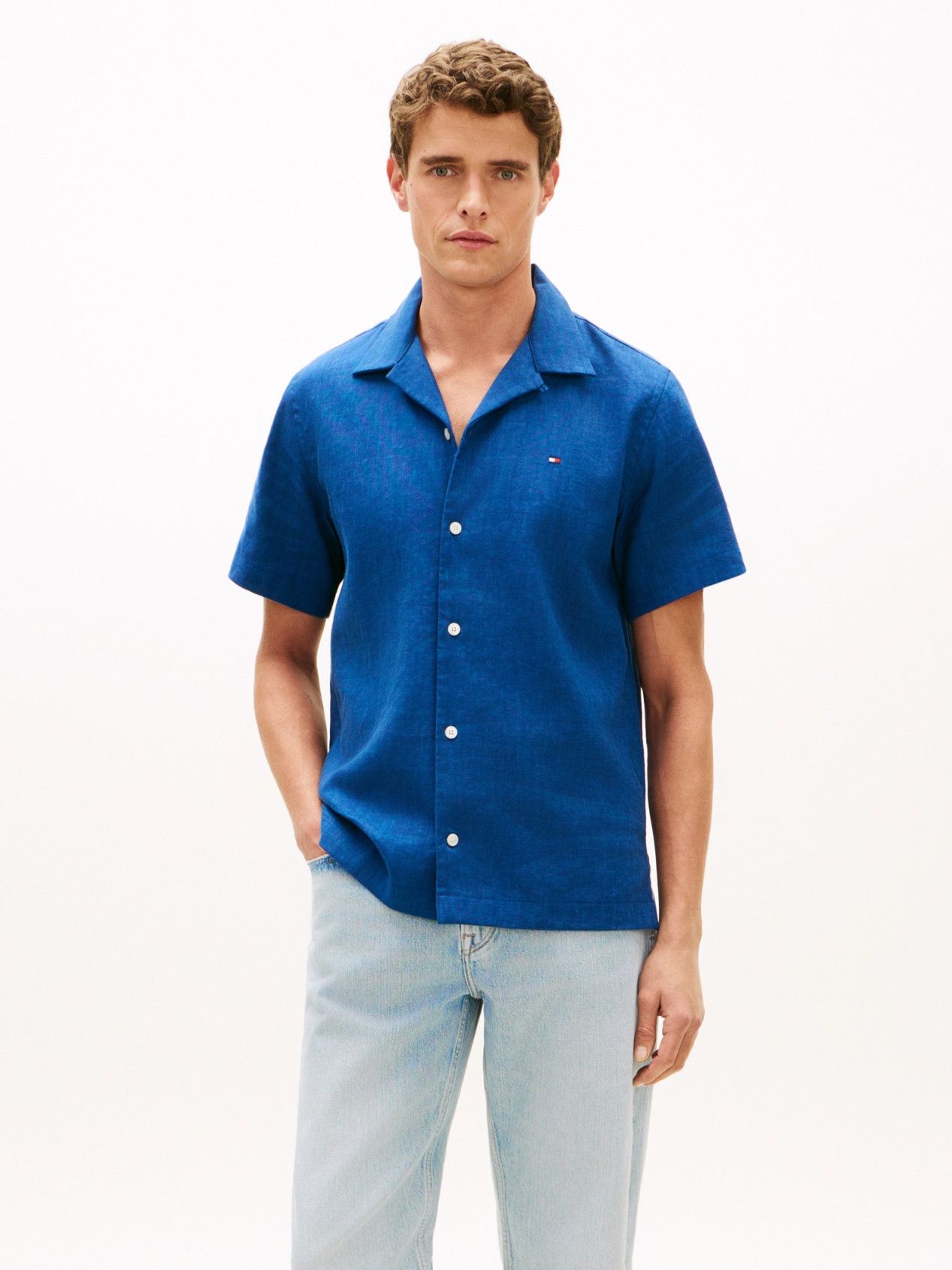 TOMMY HILFIGER - OVERHEMD - Blauw