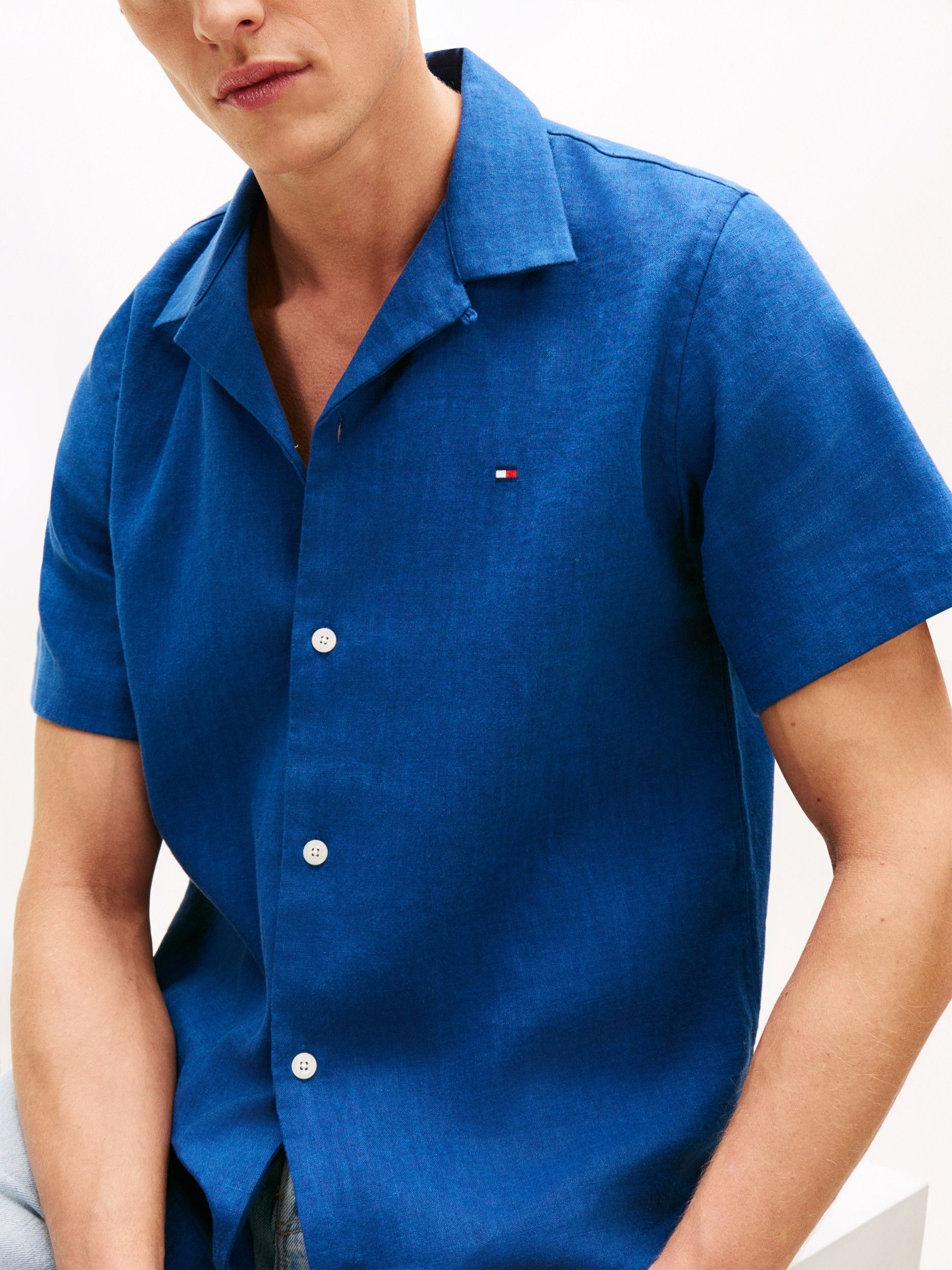 TOMMY HILFIGER - OVERHEMD - Blauw