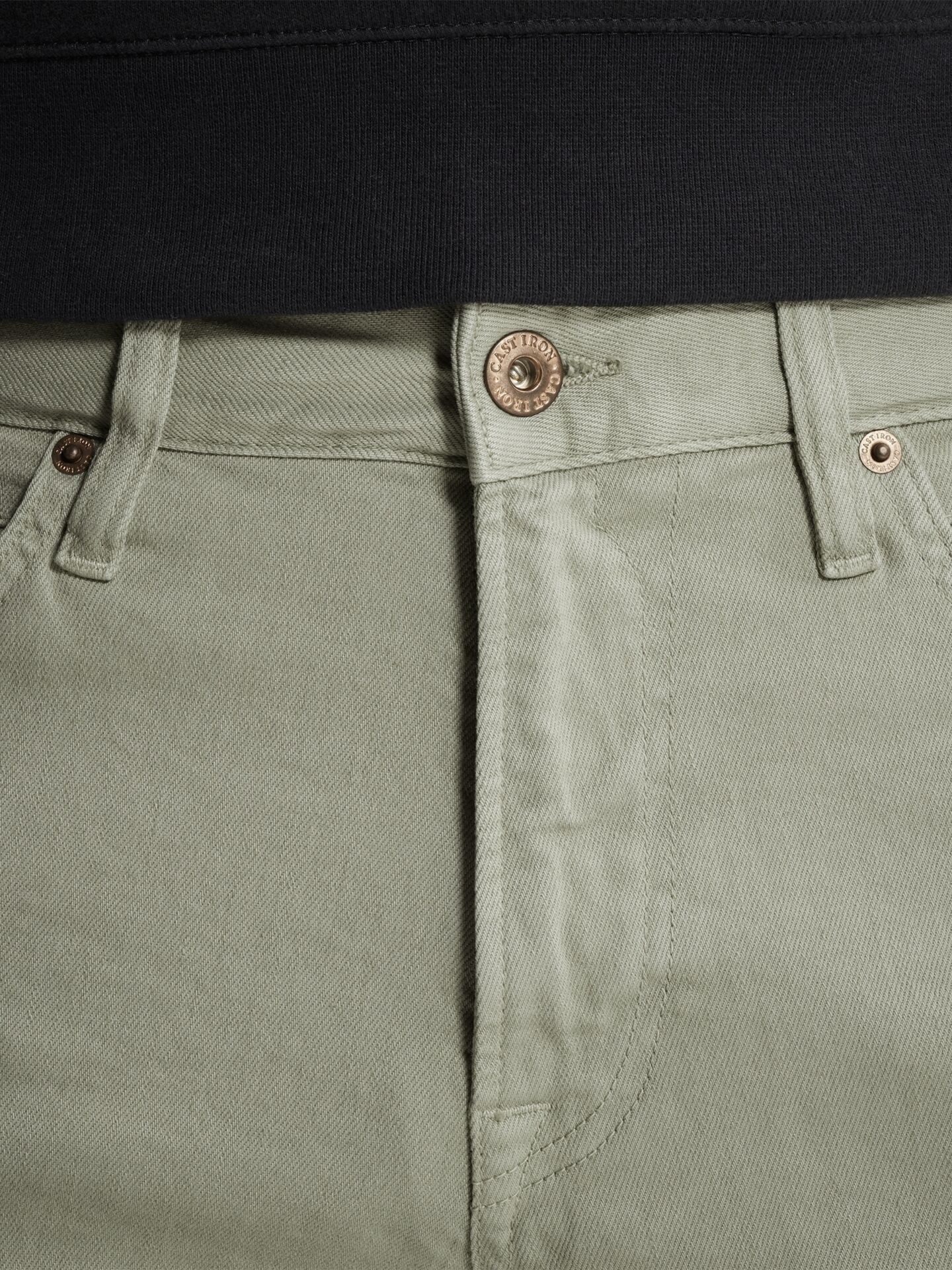 CAST IRON - JEANS - Groen