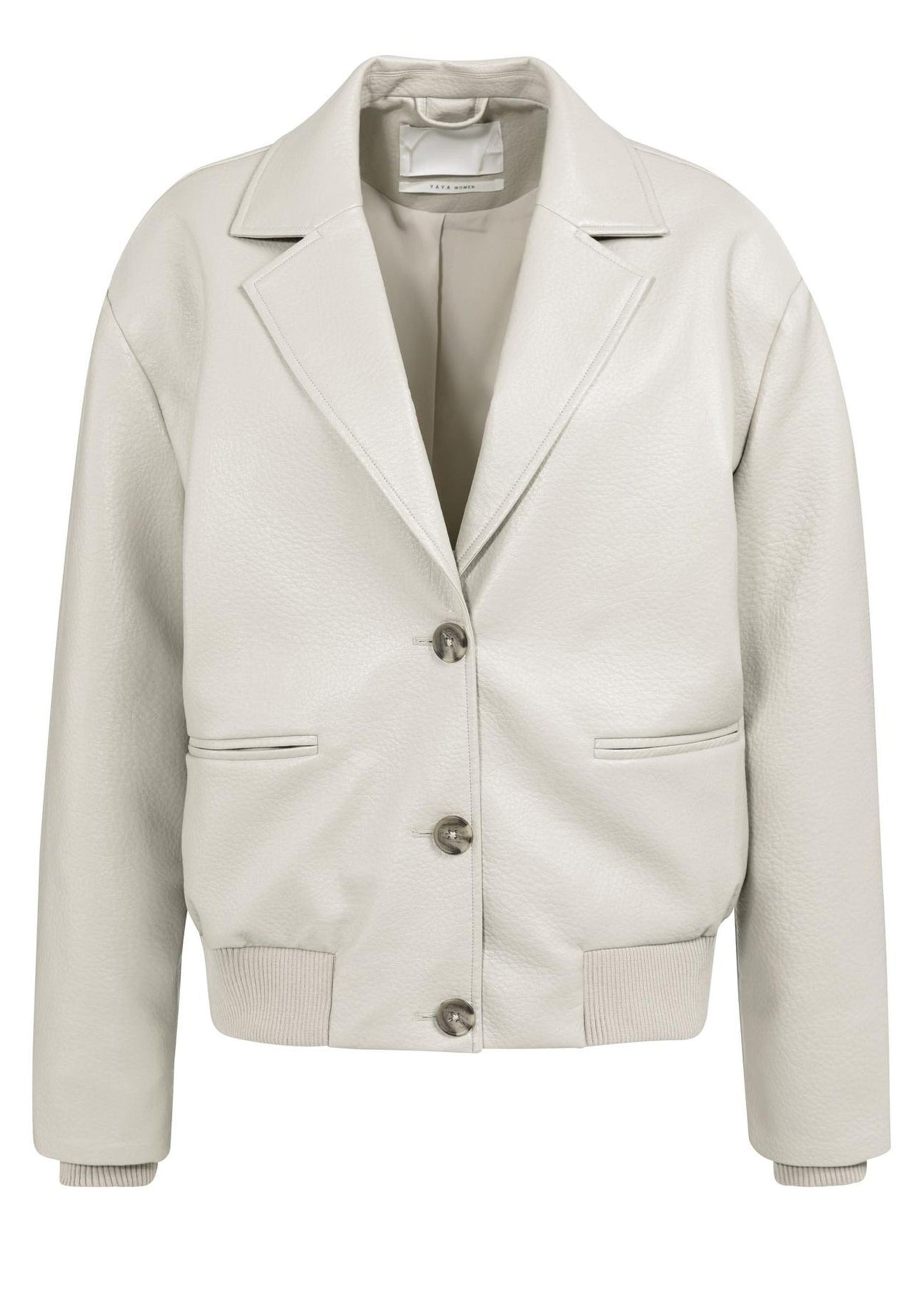 YAYA LEER/SUEDE JACK