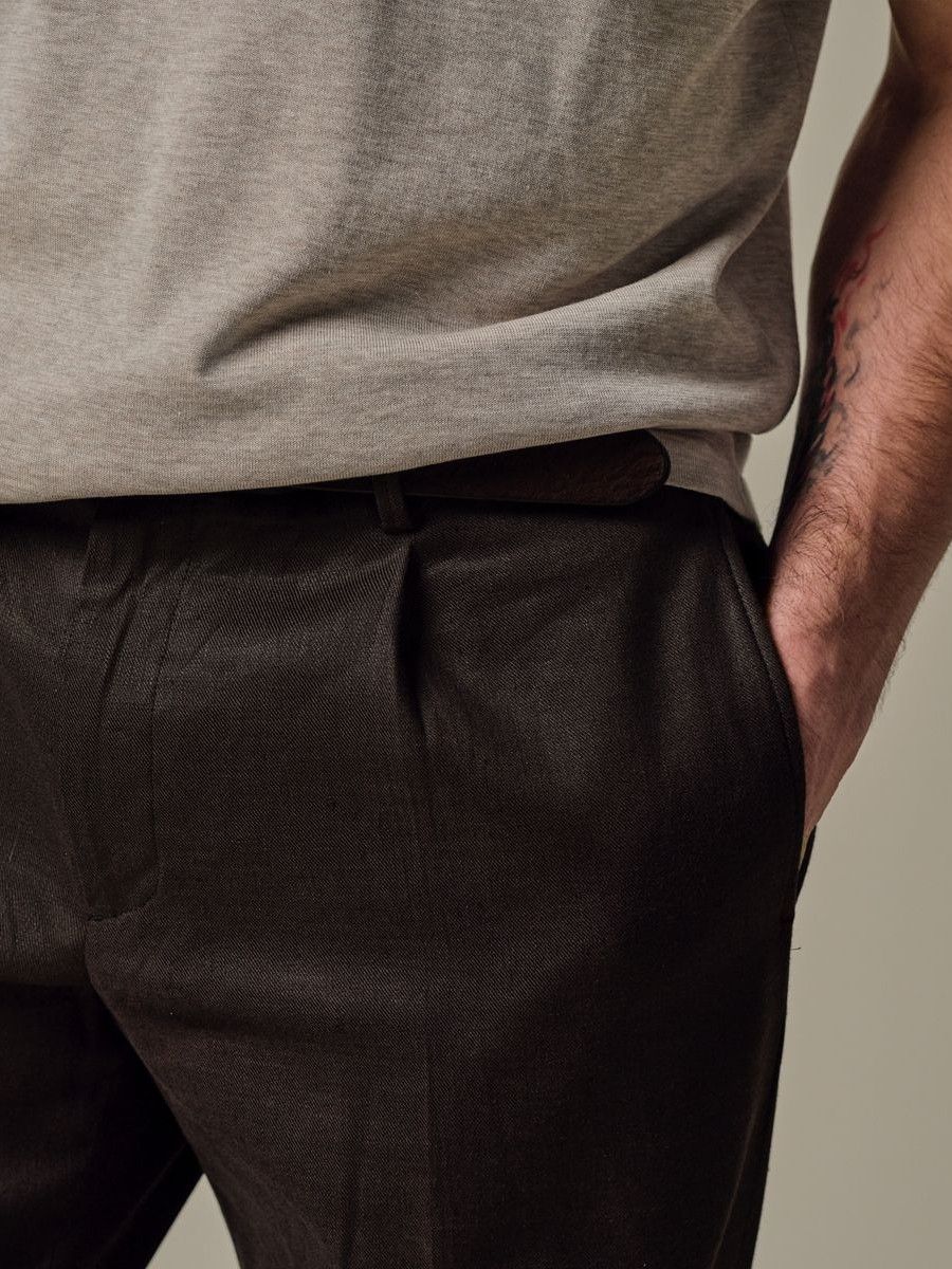 PROFUOMO - BROEK - Bruin