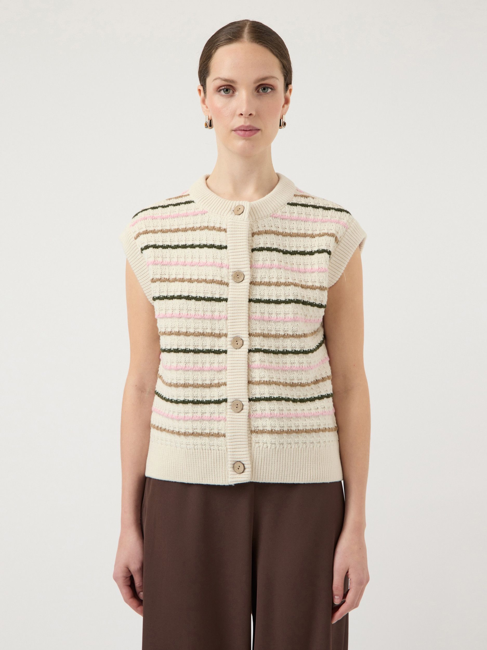 YAS - GILET - Off white