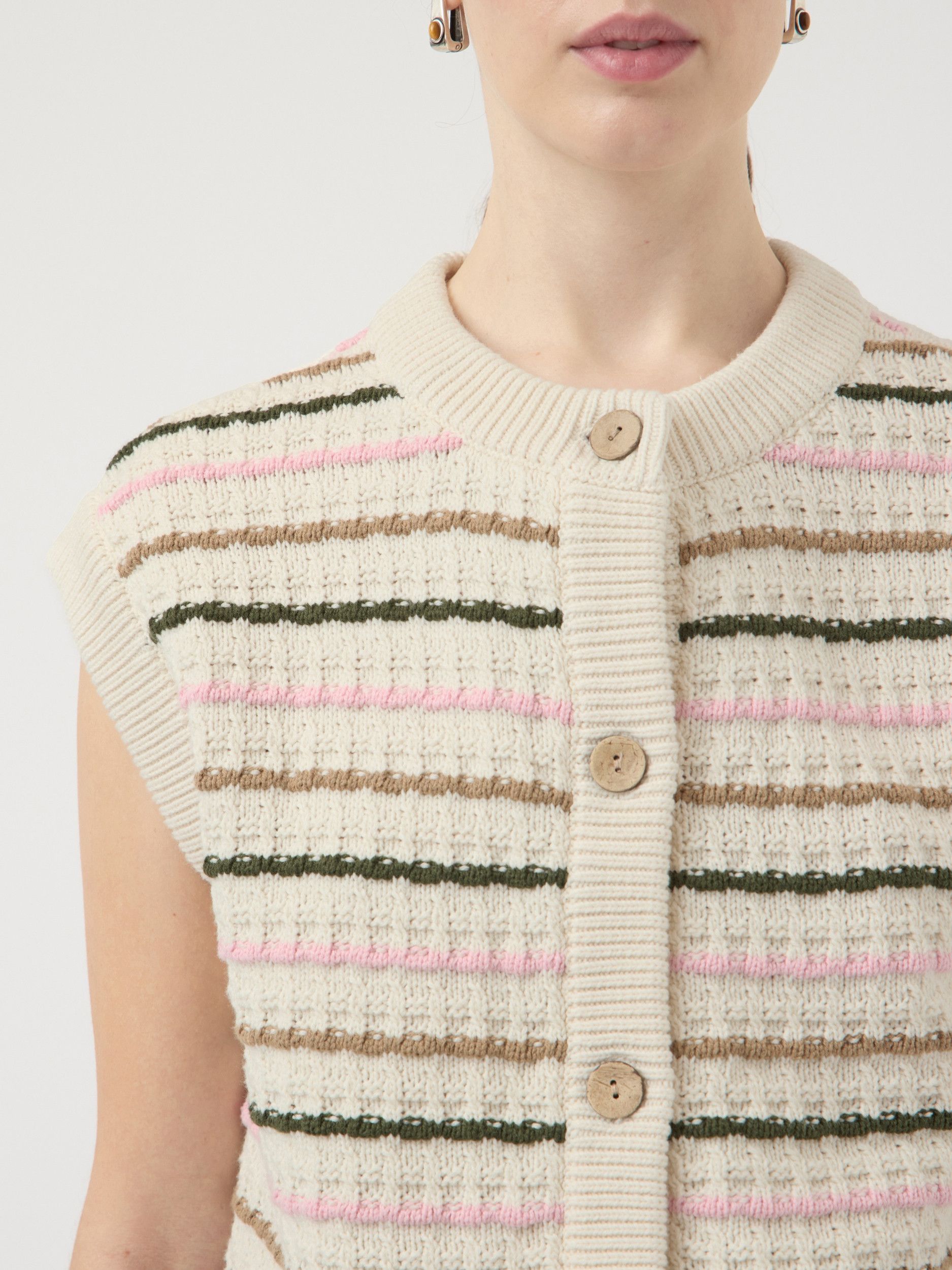 YAS - GILET - Off white