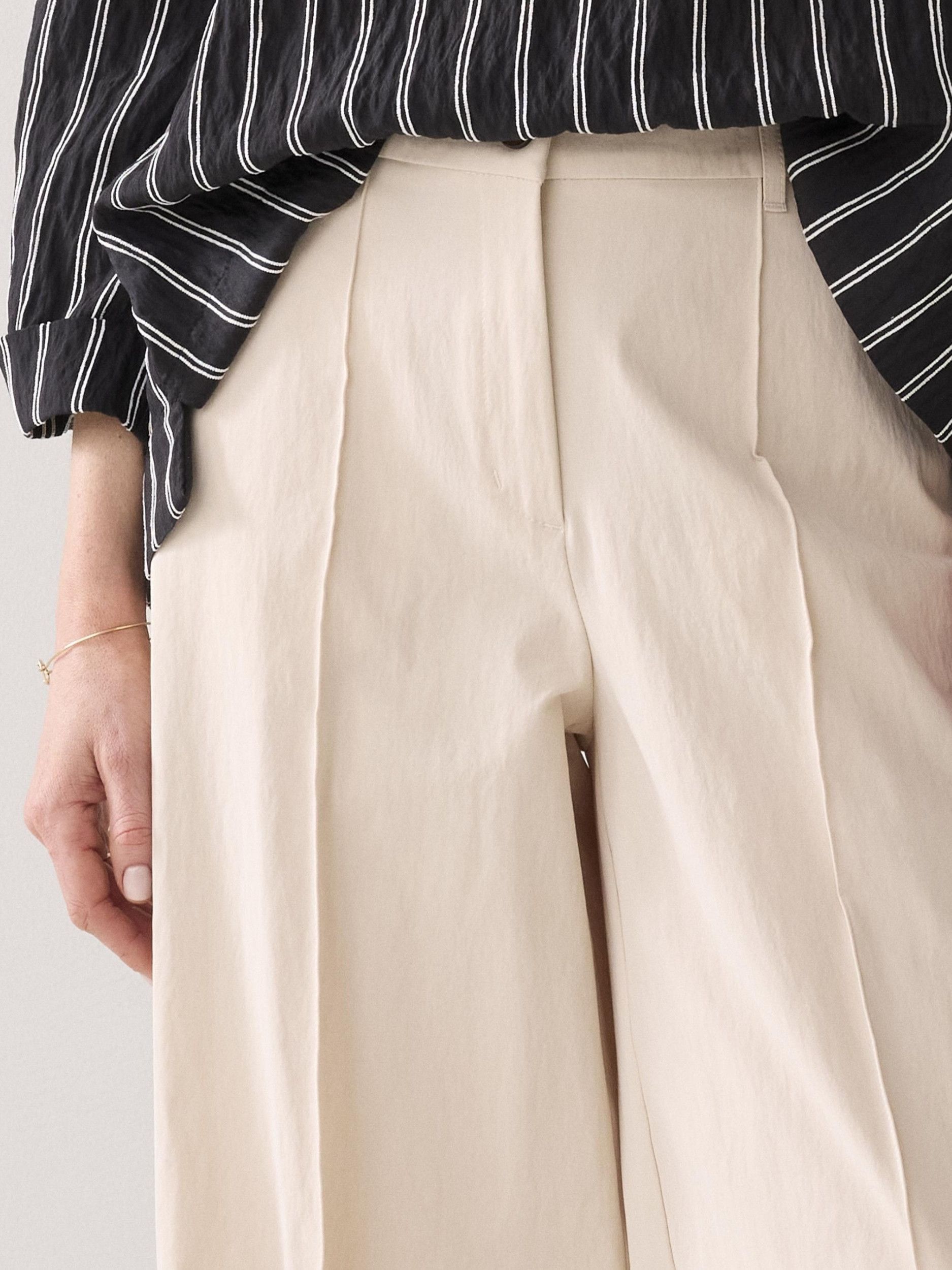 SUMMUM - BROEK - Off white