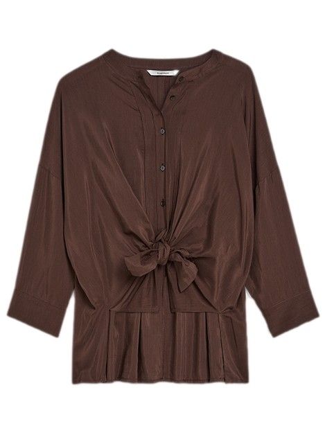 SUMMUM - BLOUSE - Bruin
