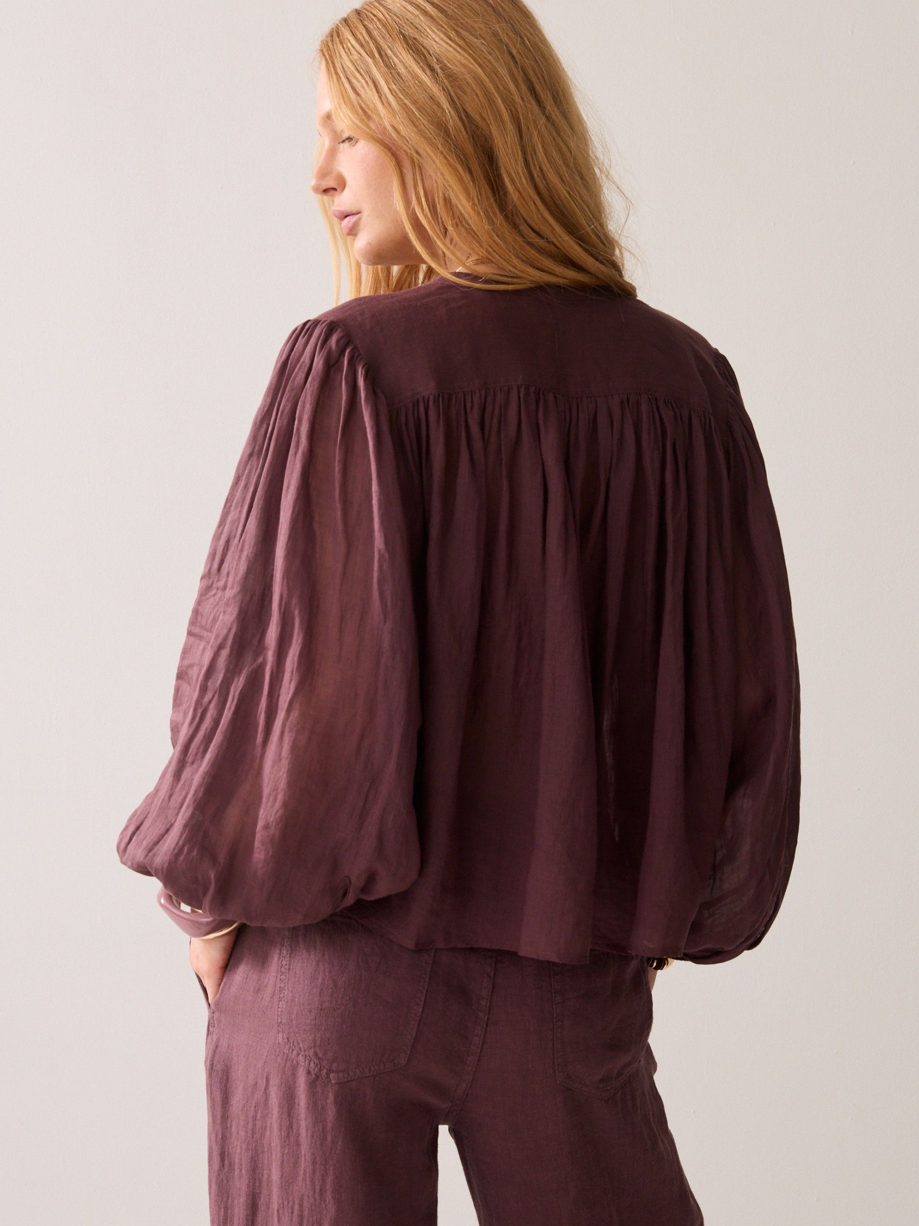 SUMMUM - BLOUSE - Paars