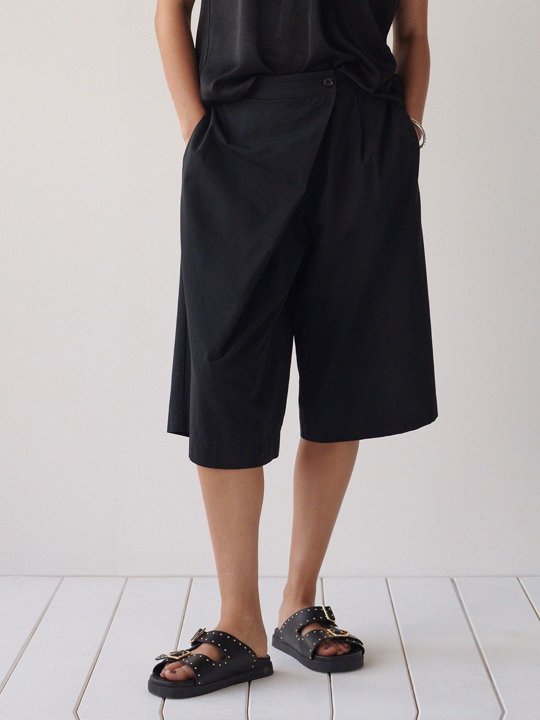 SUMMUM - BROEK - Zwart