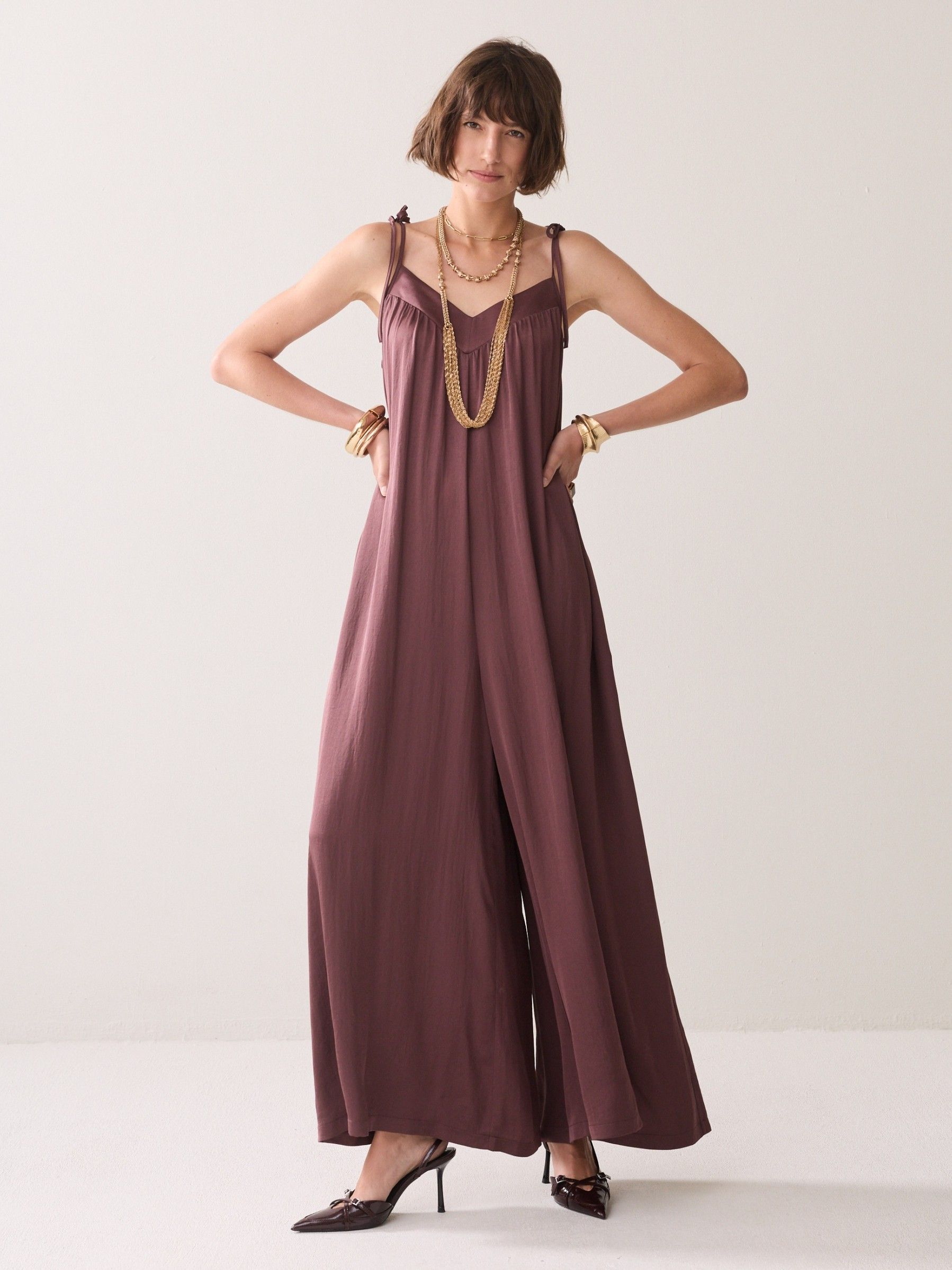 SUMMUM - JUMPSUIT - Paars