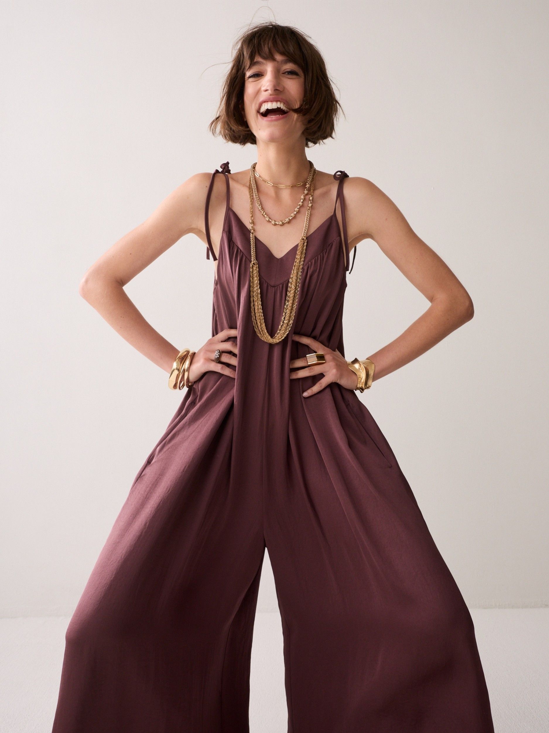 SUMMUM - JUMPSUIT - Paars
