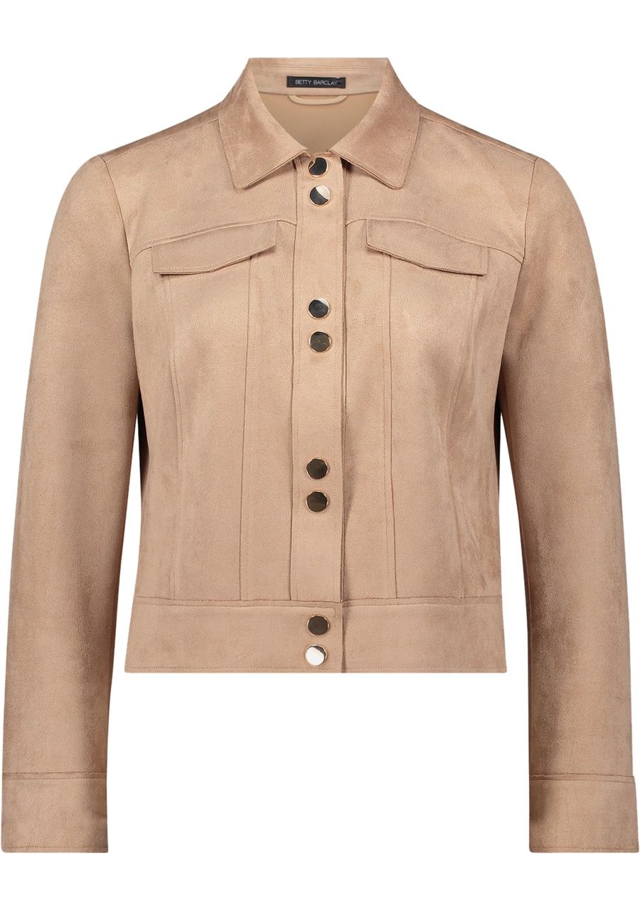 BETTY BARCLAY LEER/SUEDE JACK