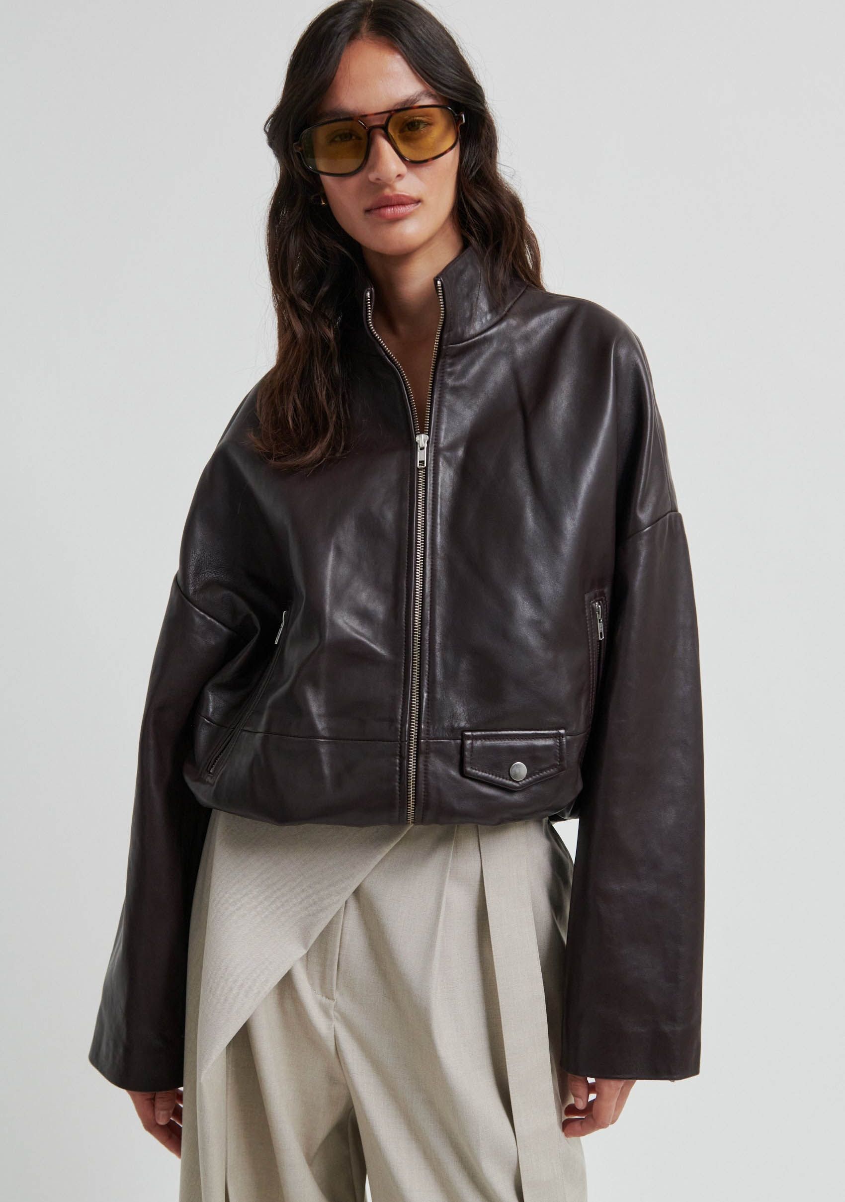 SECOND FEMALE LEER/SUEDE JACK