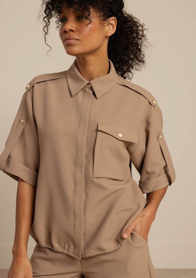 STUDIO ANNELOES - BLOUSE - Bruin