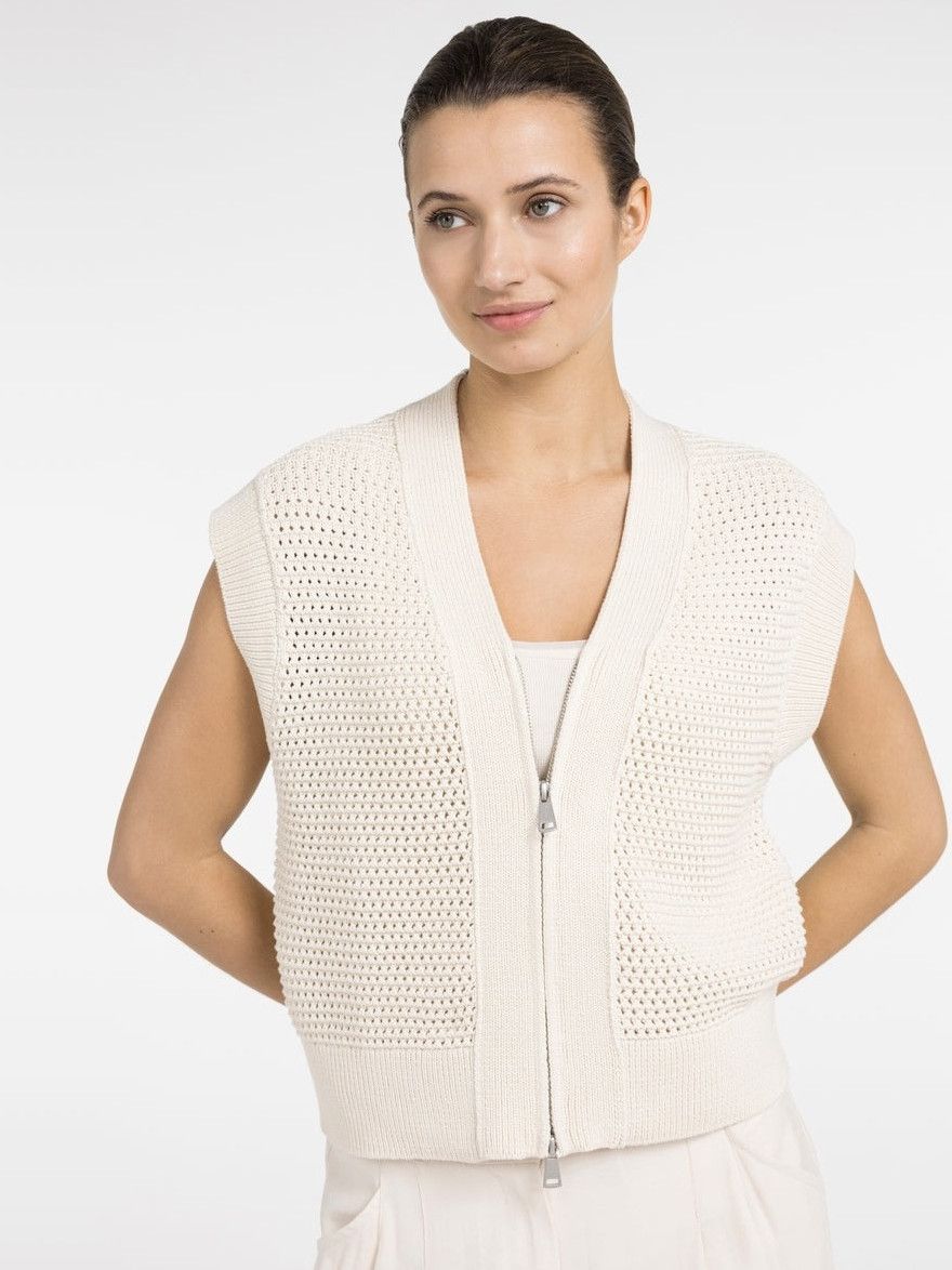 YAYA - GILET - Beige