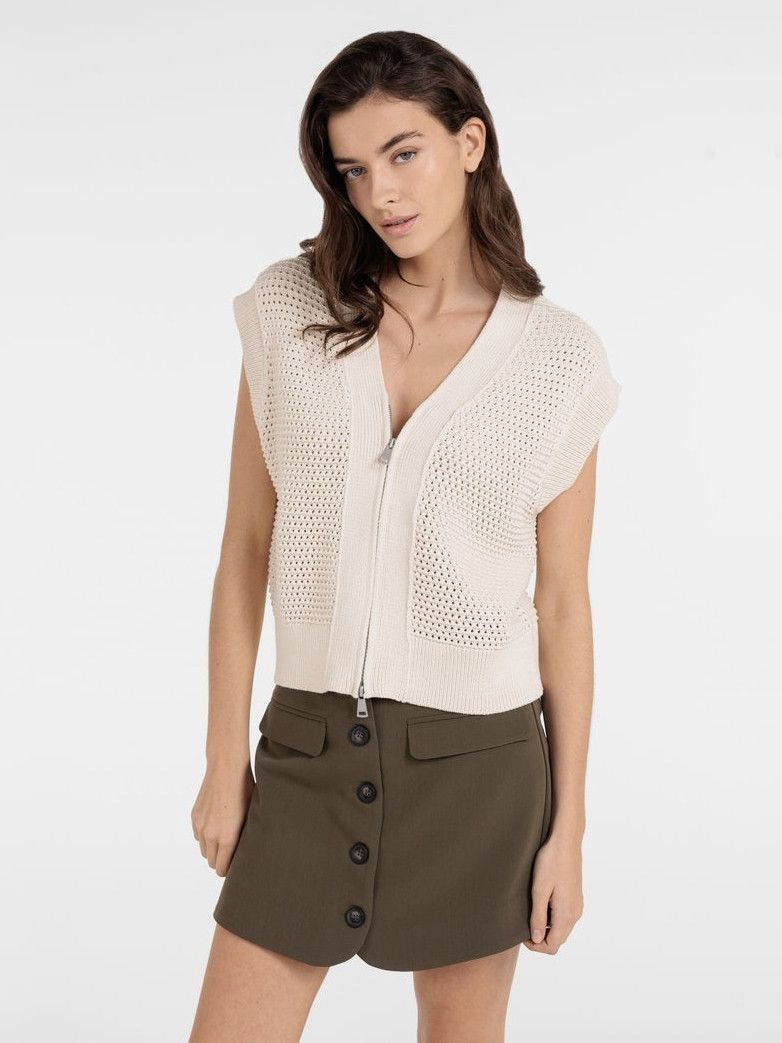 YAYA - GILET - Beige