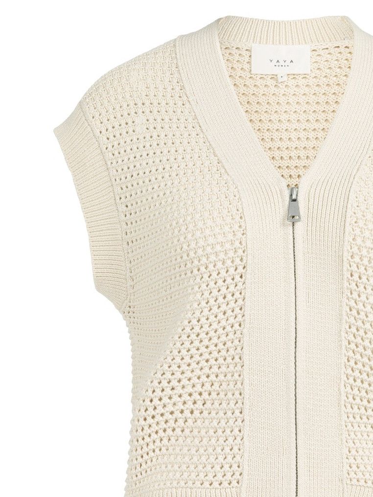 YAYA - GILET - Beige