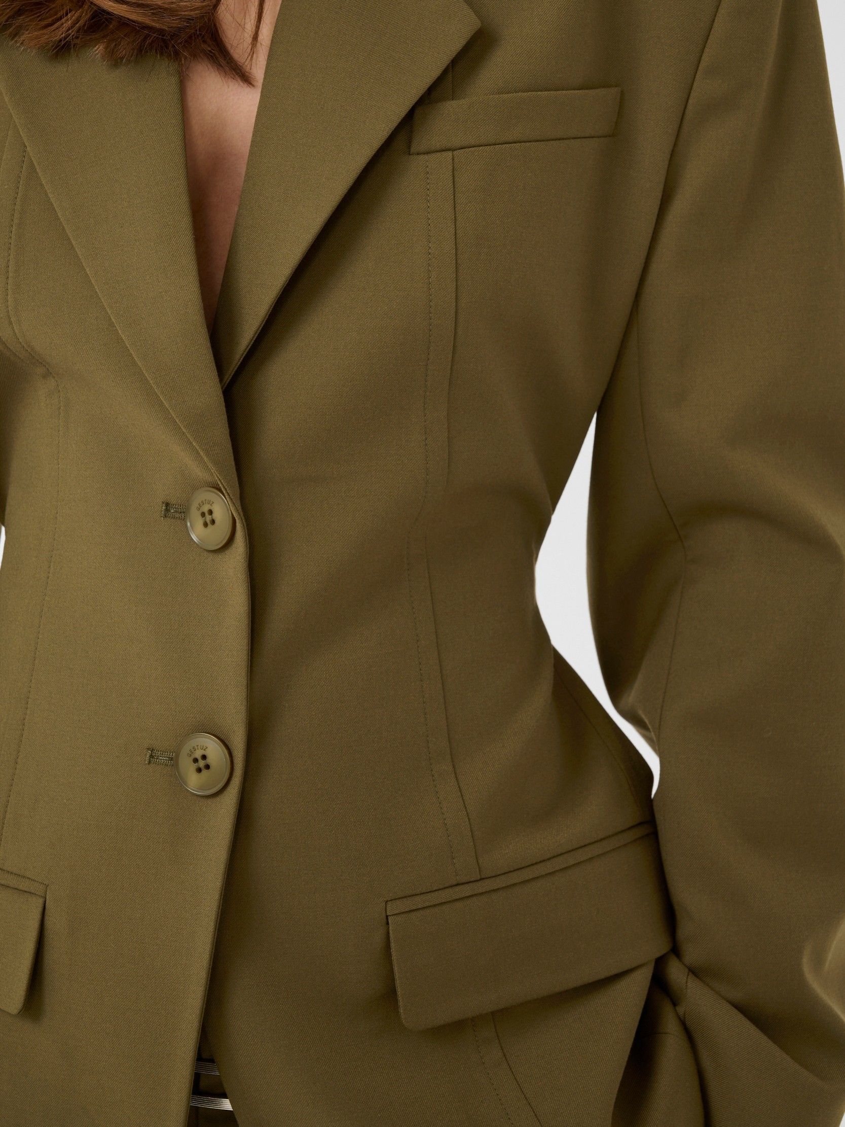 GESTUZ - BLAZER - Groen