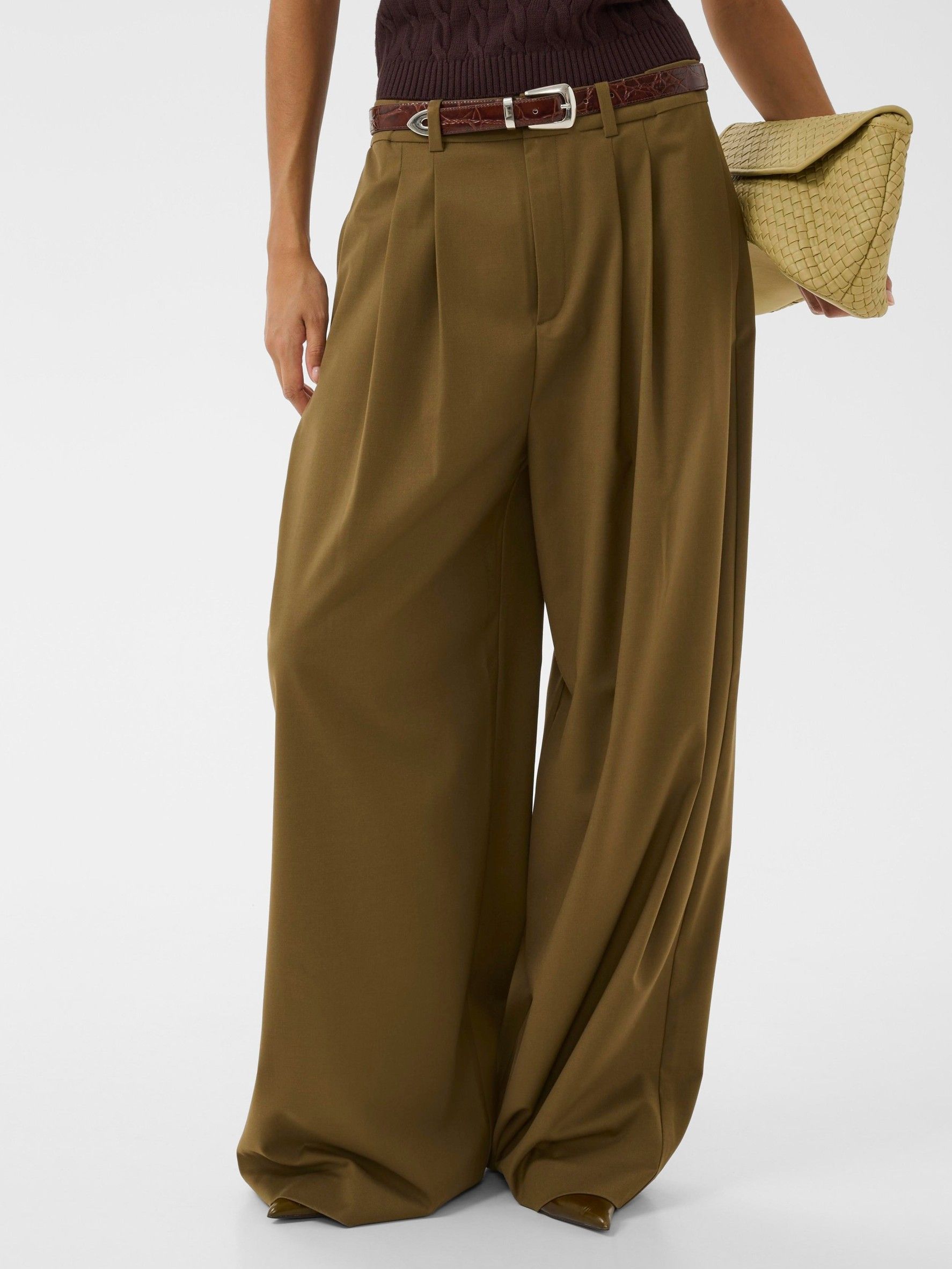 GESTUZ - BROEK - Groen
